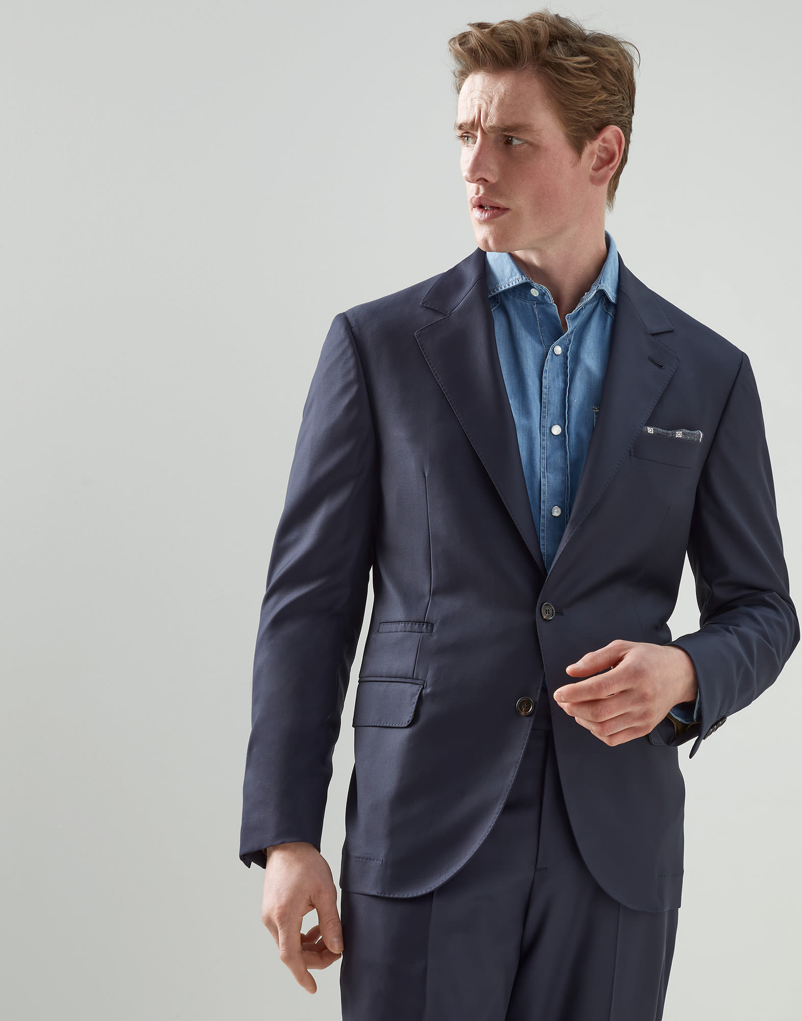 Wool blazer 232MF4597BTCCMC0108 for Man Brunello Cucinelli