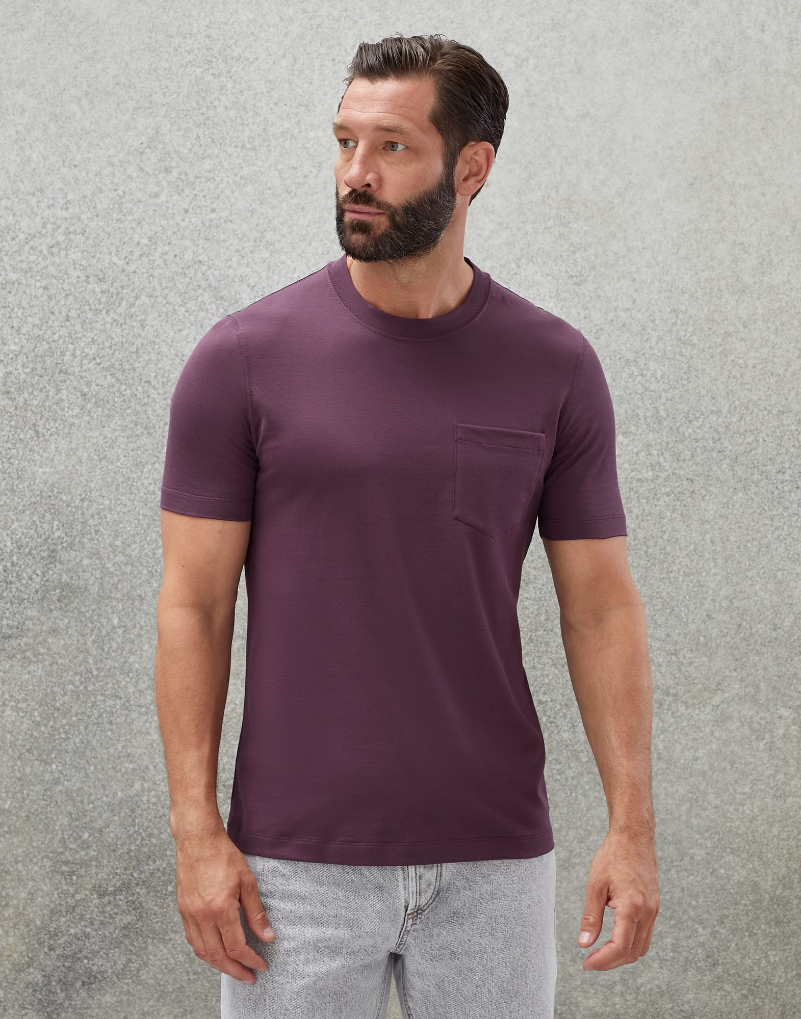 Slim fit t shirt mens deals