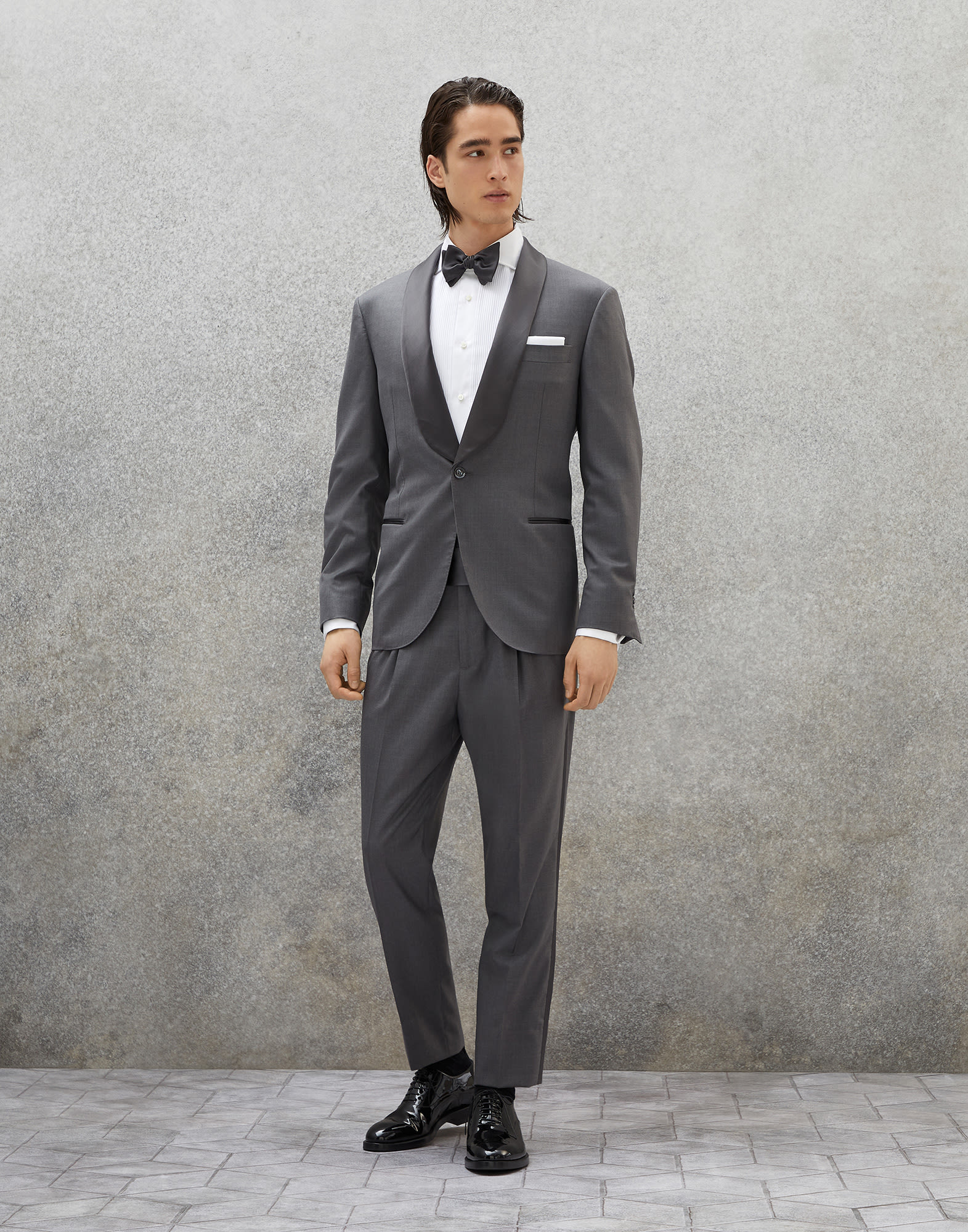Tuxedo with shawl lapel
