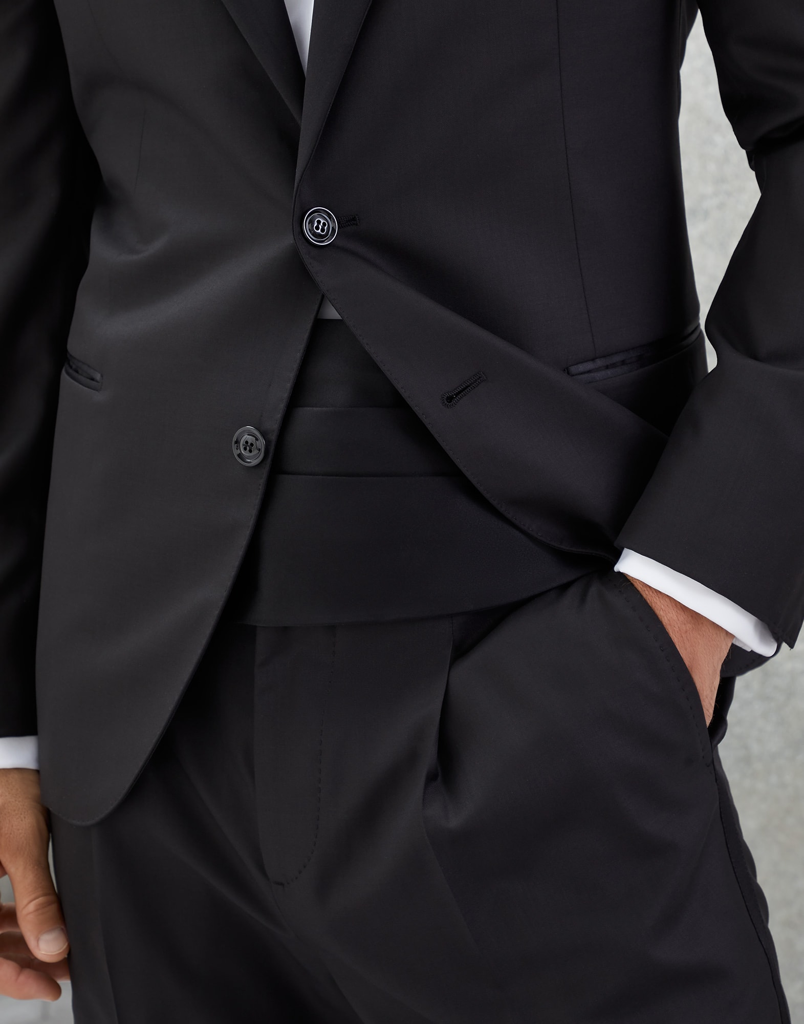 Tuxedo with peak lapel