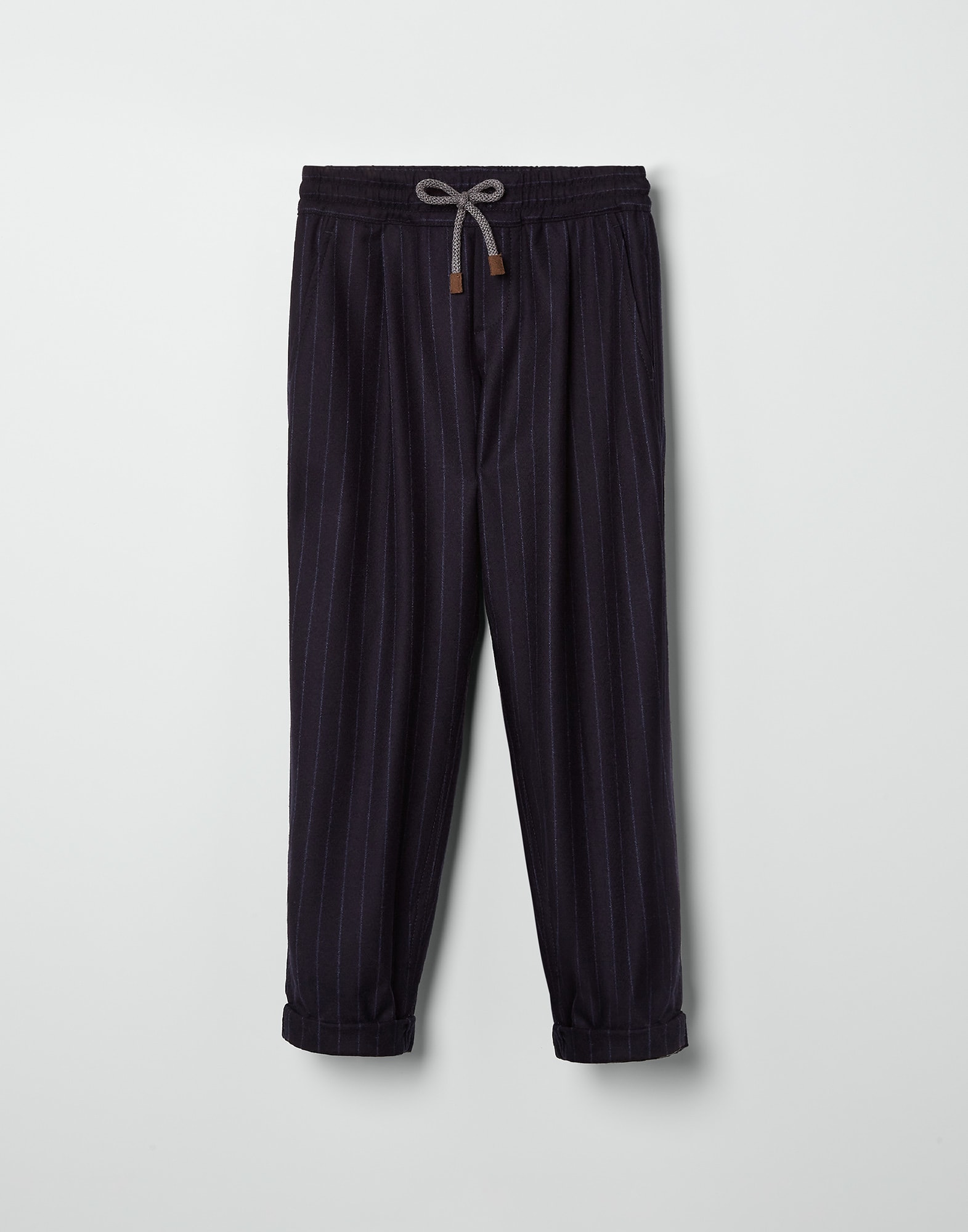 Flannel trousers Dark Grey Boys - Brunello Cucinelli