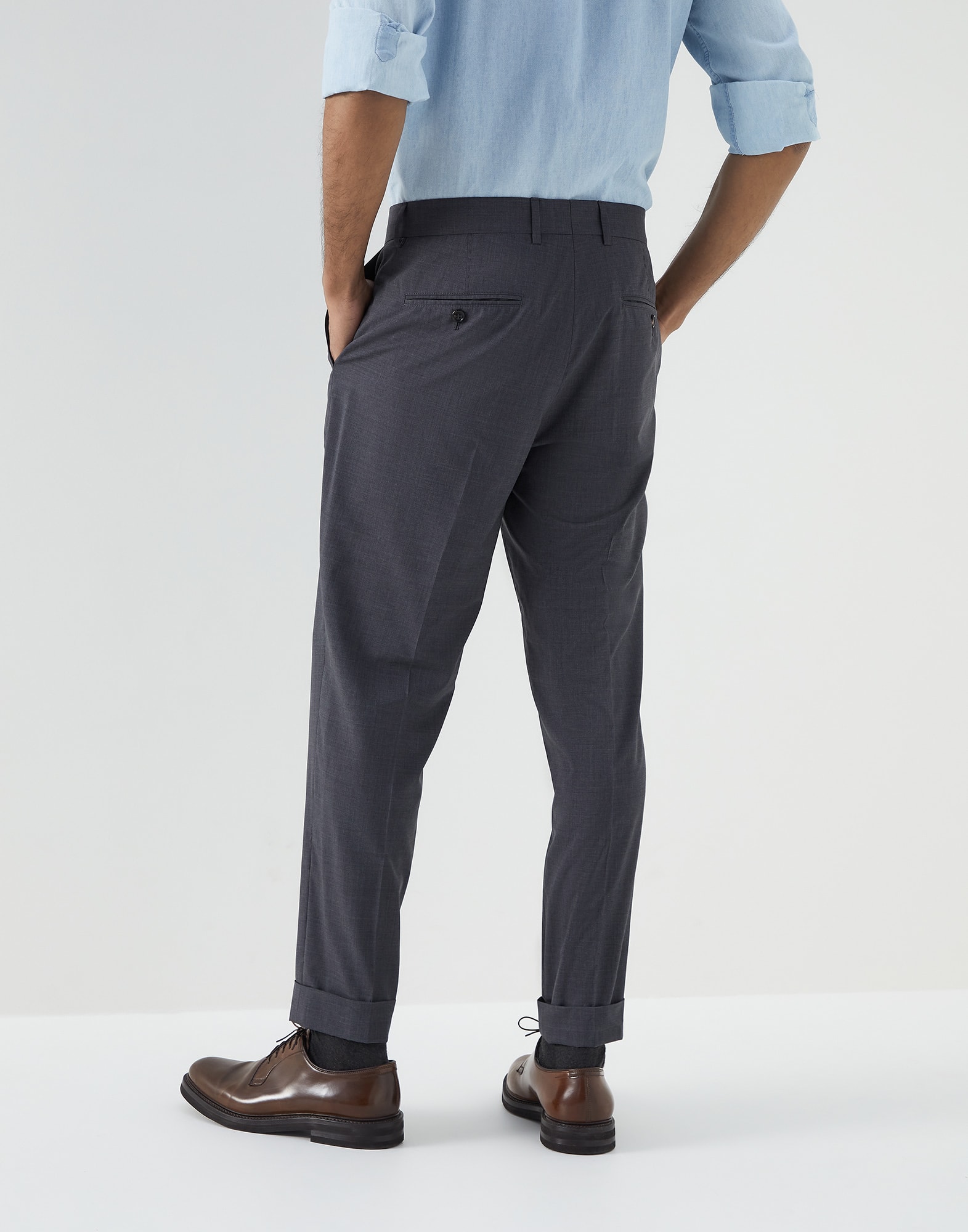 Formal fit trousers (232MHN21PA0Z) for Man | Brunello Cucinelli