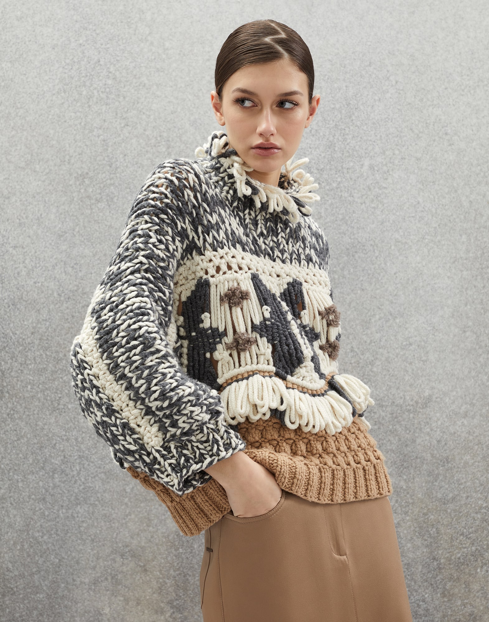 OPERA sweater (232MPL606304) for Woman | Brunello Cucinelli