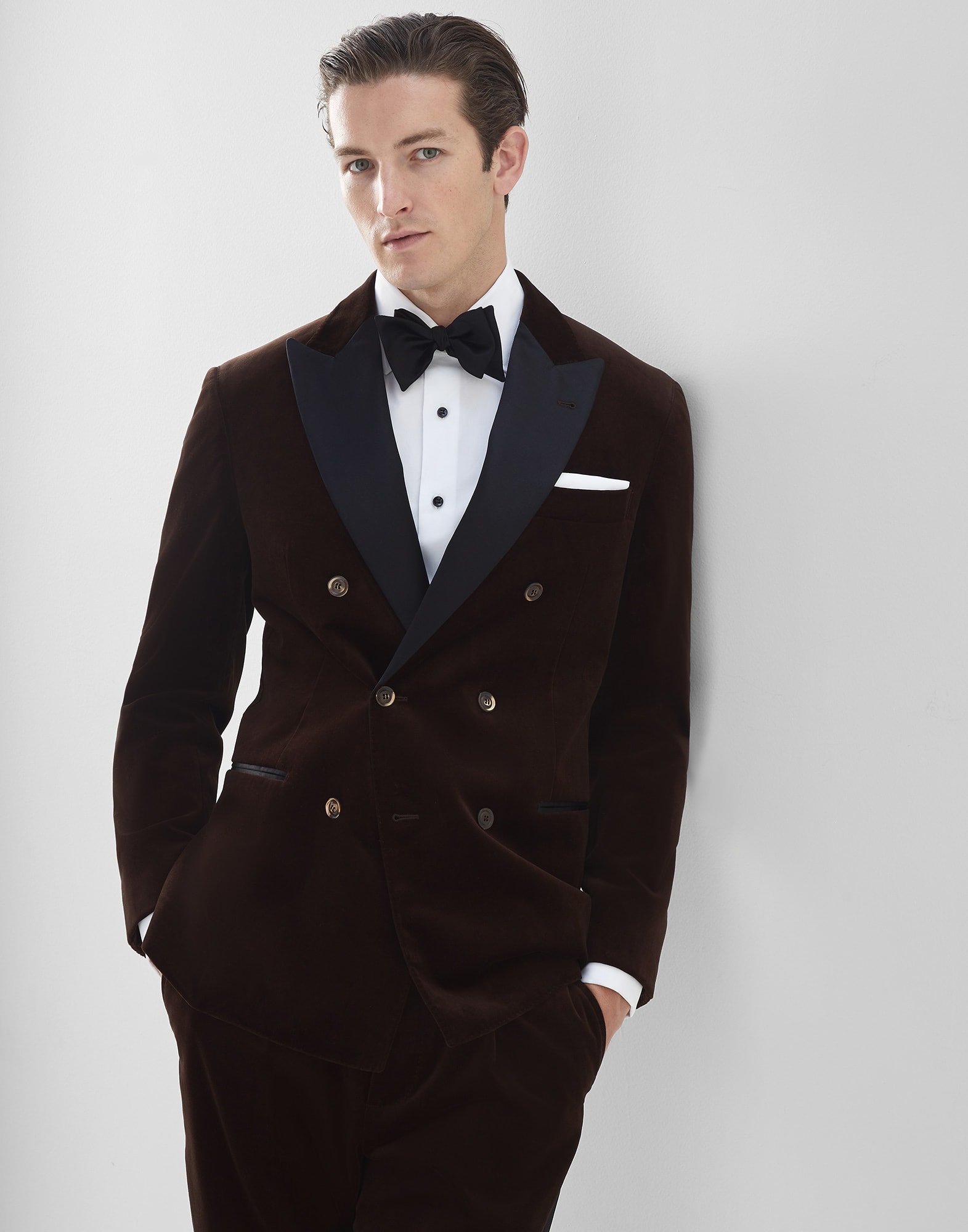 Tuxedo with one-and-a-half-breasted jacket (232ML479AS26) for Man ...