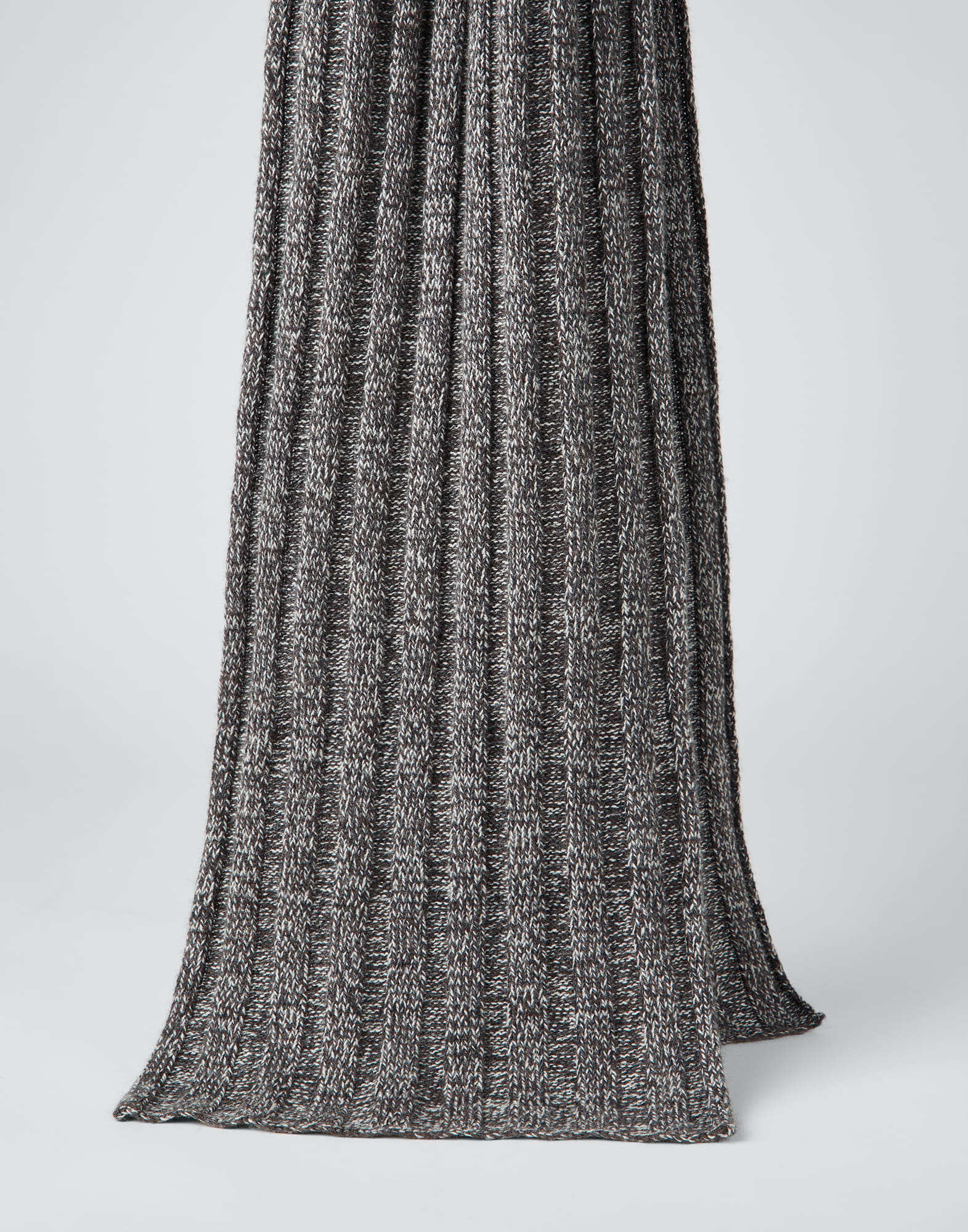 Cashmere knit scarf Pearl Grey Man - Brunello Cucinelli