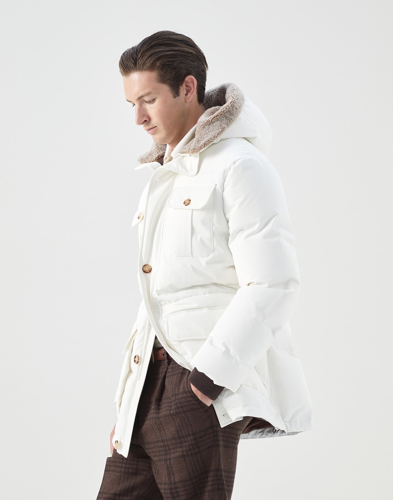 Parka with padding