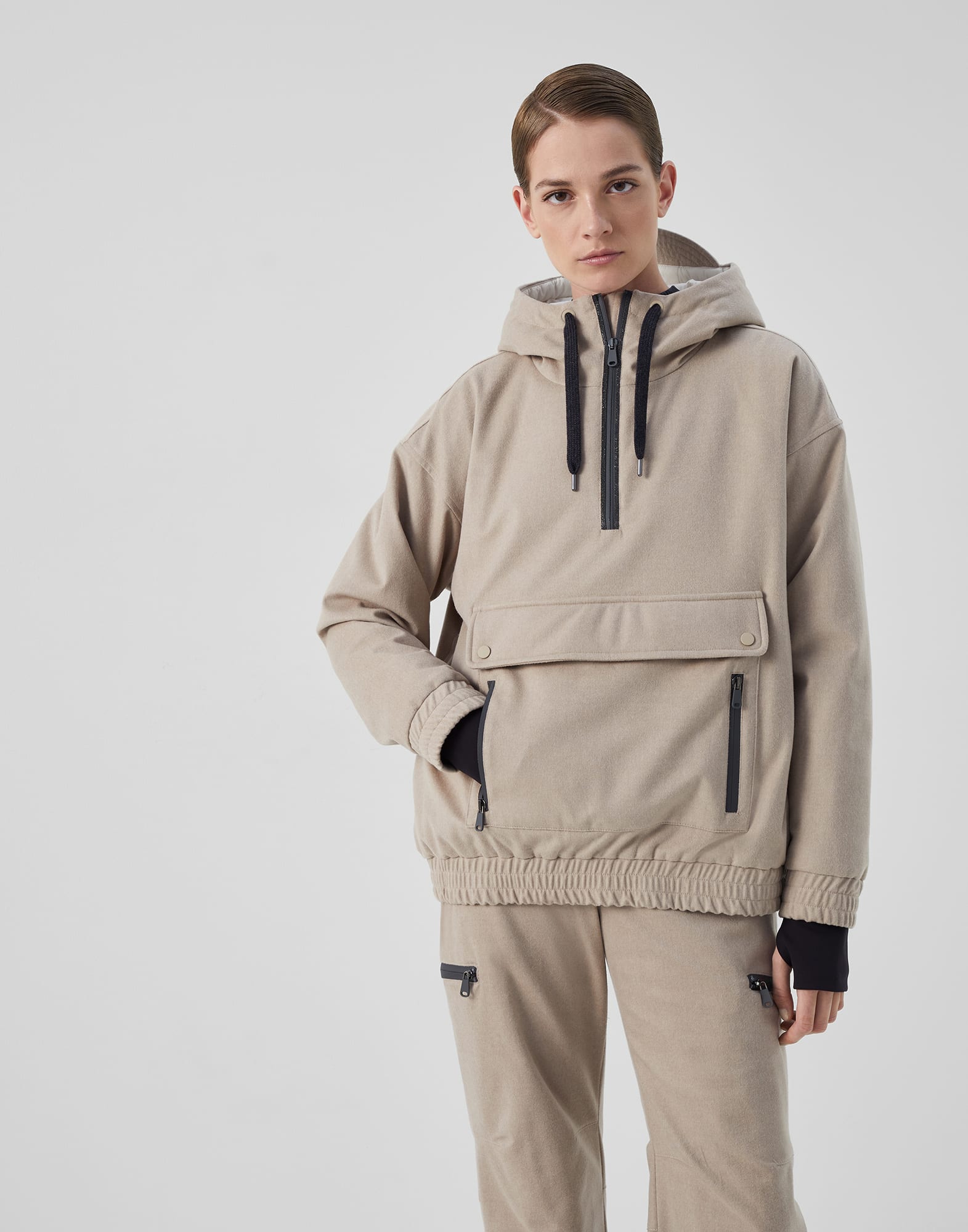 Anorak wool best sale jacket