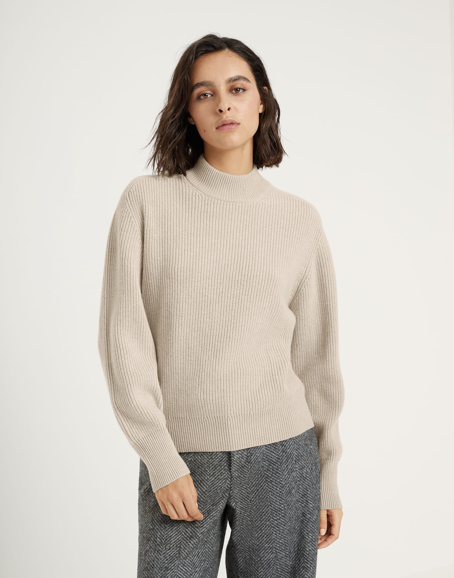 Funnel neck pullover best sale women's