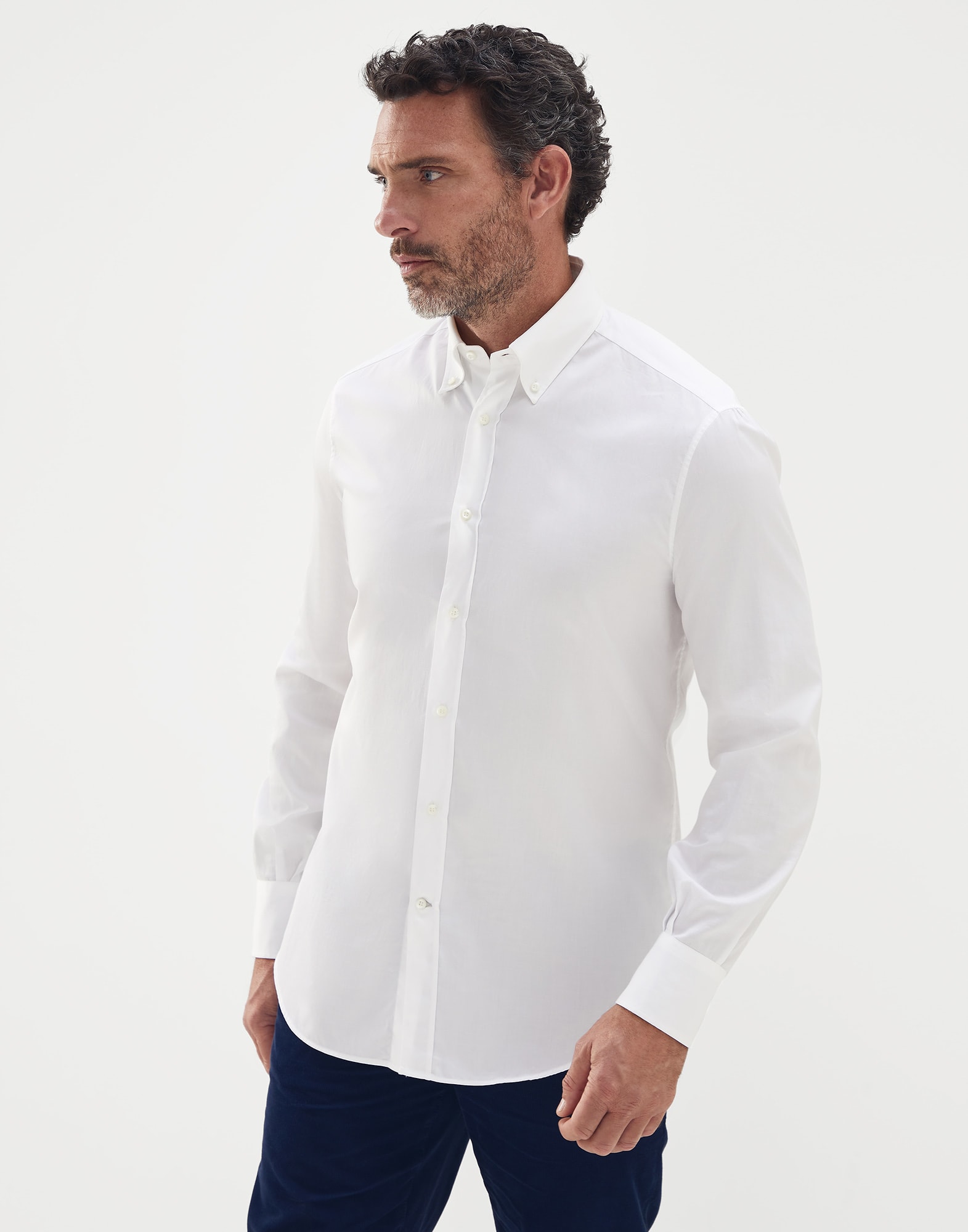Twill shirt (241M0UC40038) for Man | Brunello Cucinelli