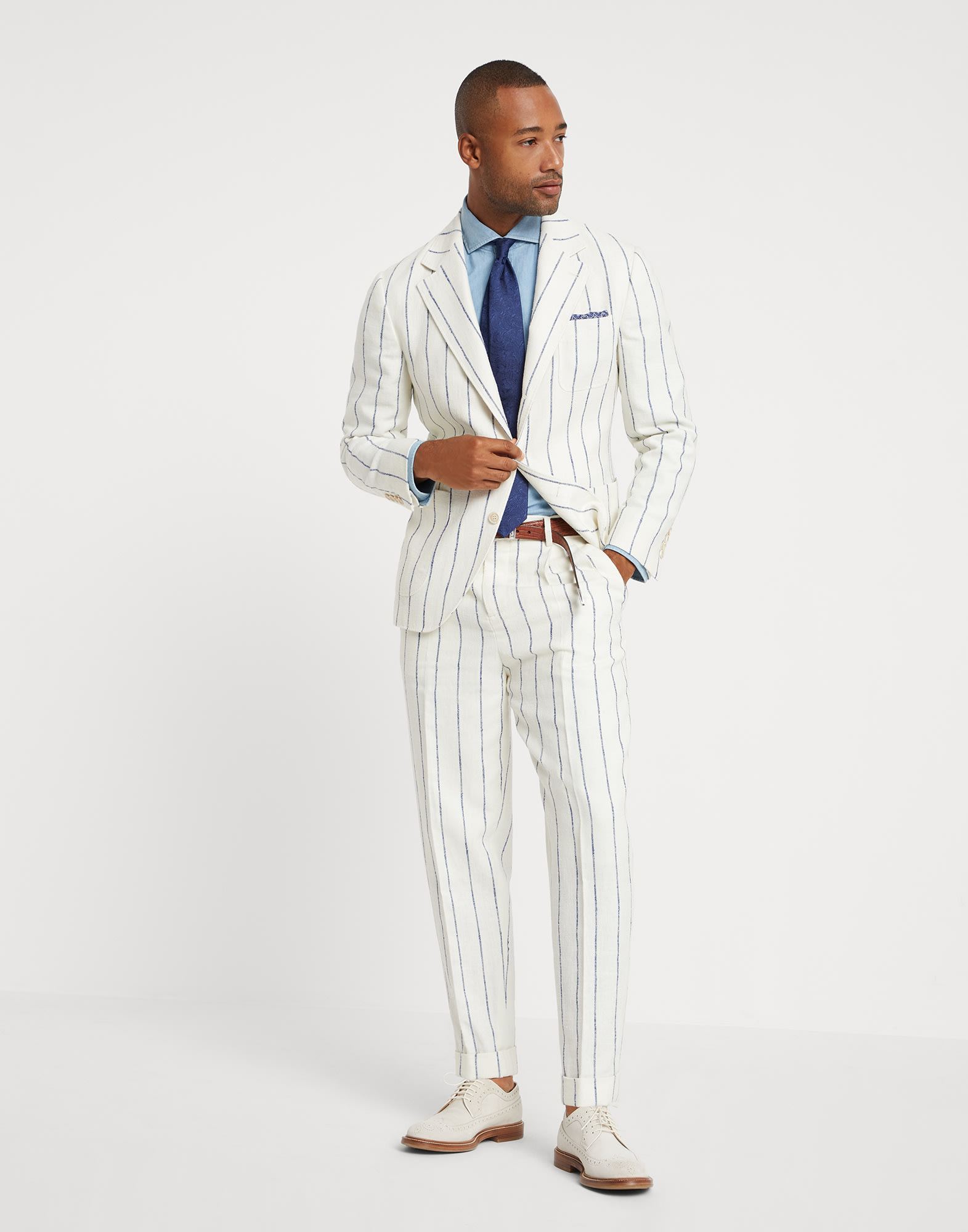 Men s elegant suits Brunello Cucinelli