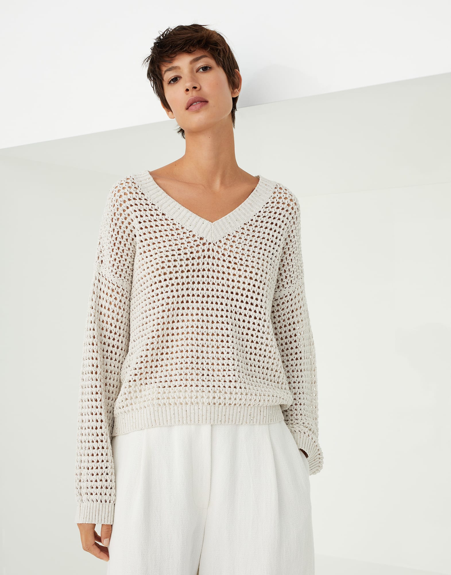 Dazzling Net sweater