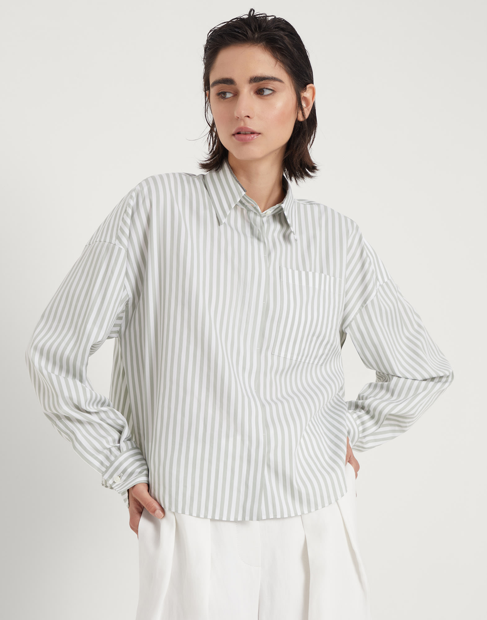 Women\'s shirts in silk and cotton | Brunello Cucinelli