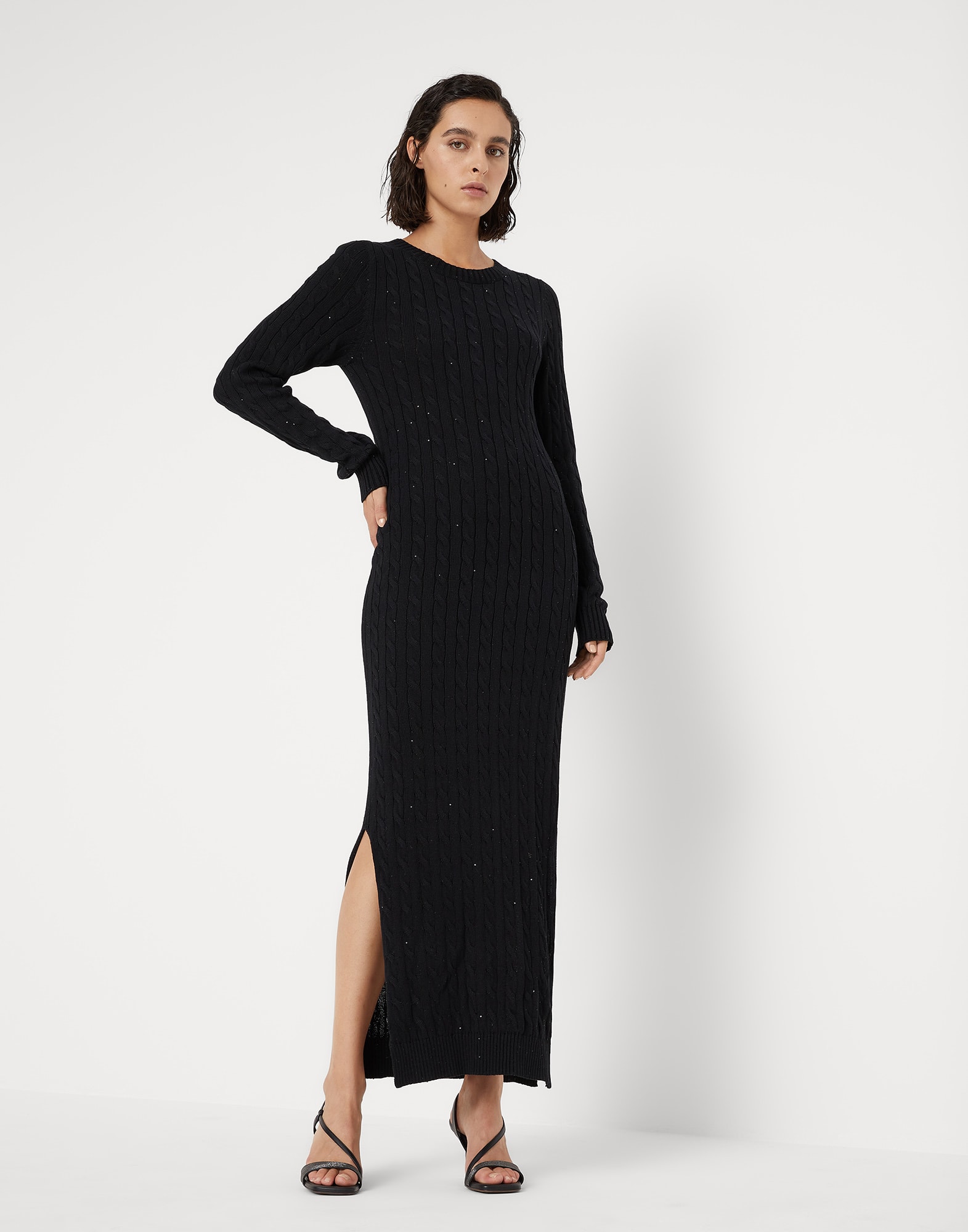 Knit dress Black Woman - Brunello Cucinelli