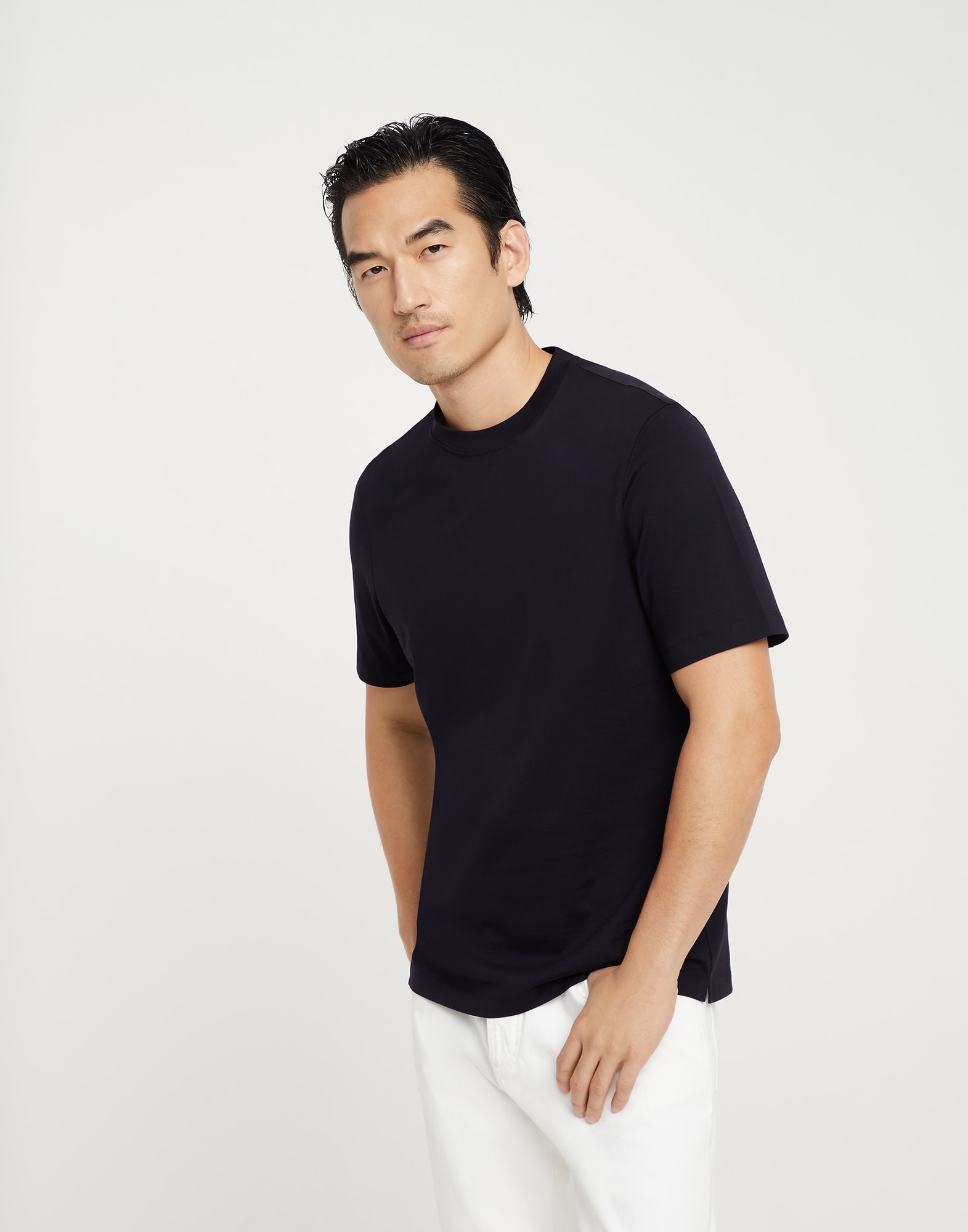Crew hot sale neck polos
