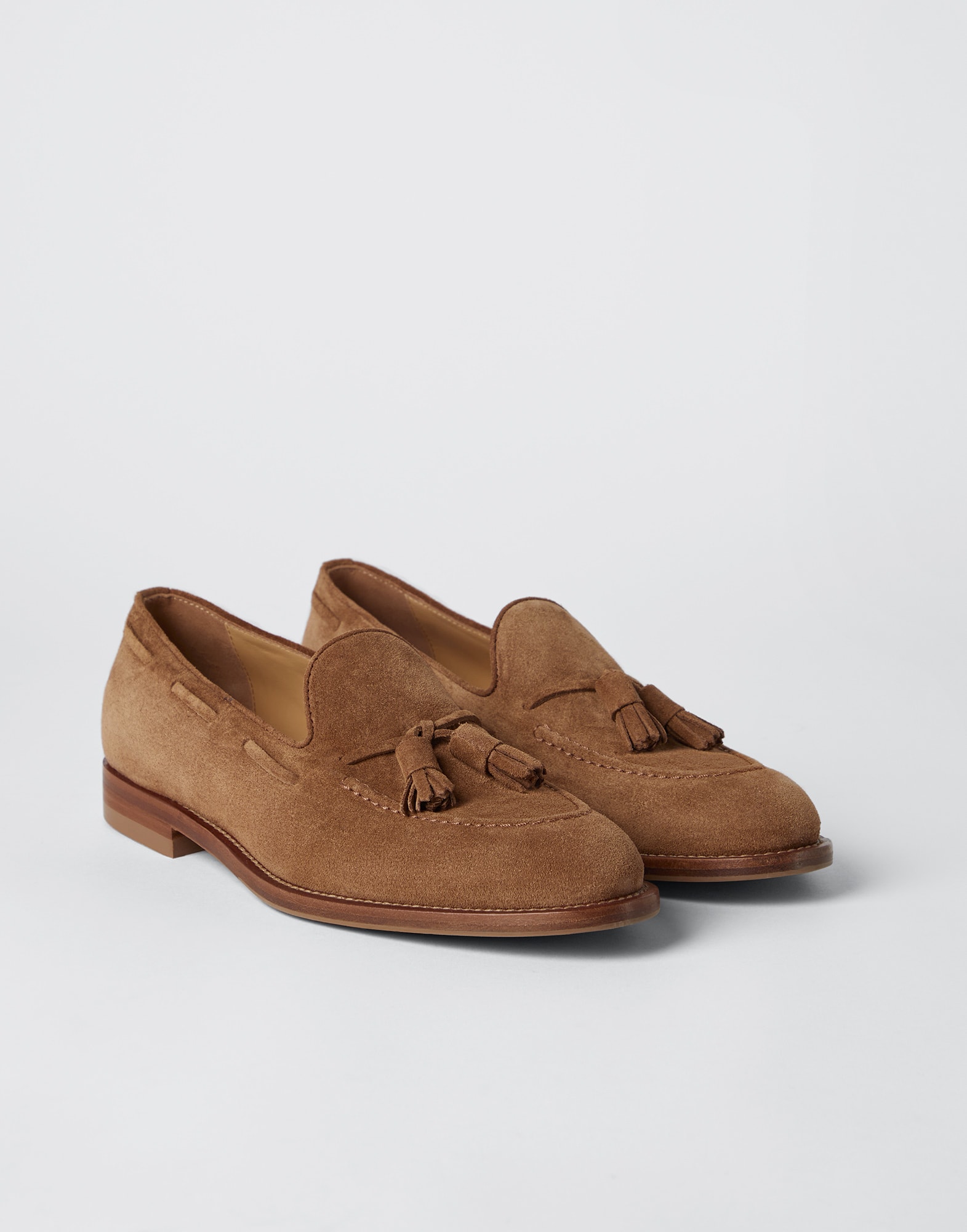 Suede loafers