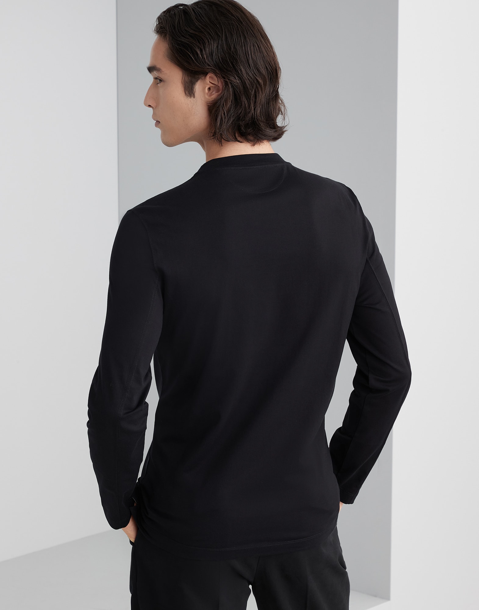 Long sleeve T-shirt (241M0B137407) for Man | Brunello Cucinelli