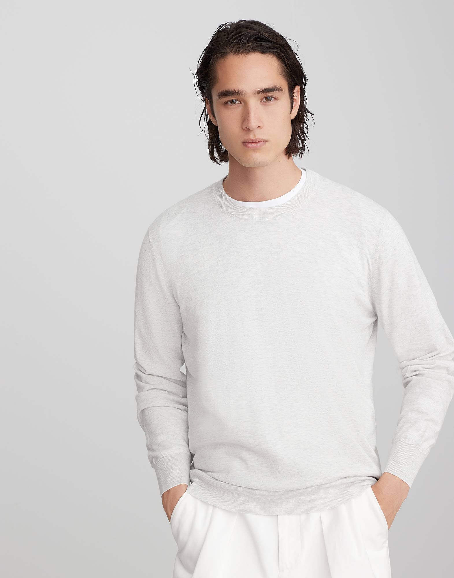 Lightweight sweater (241M2900100) for Man | Brunello Cucinelli