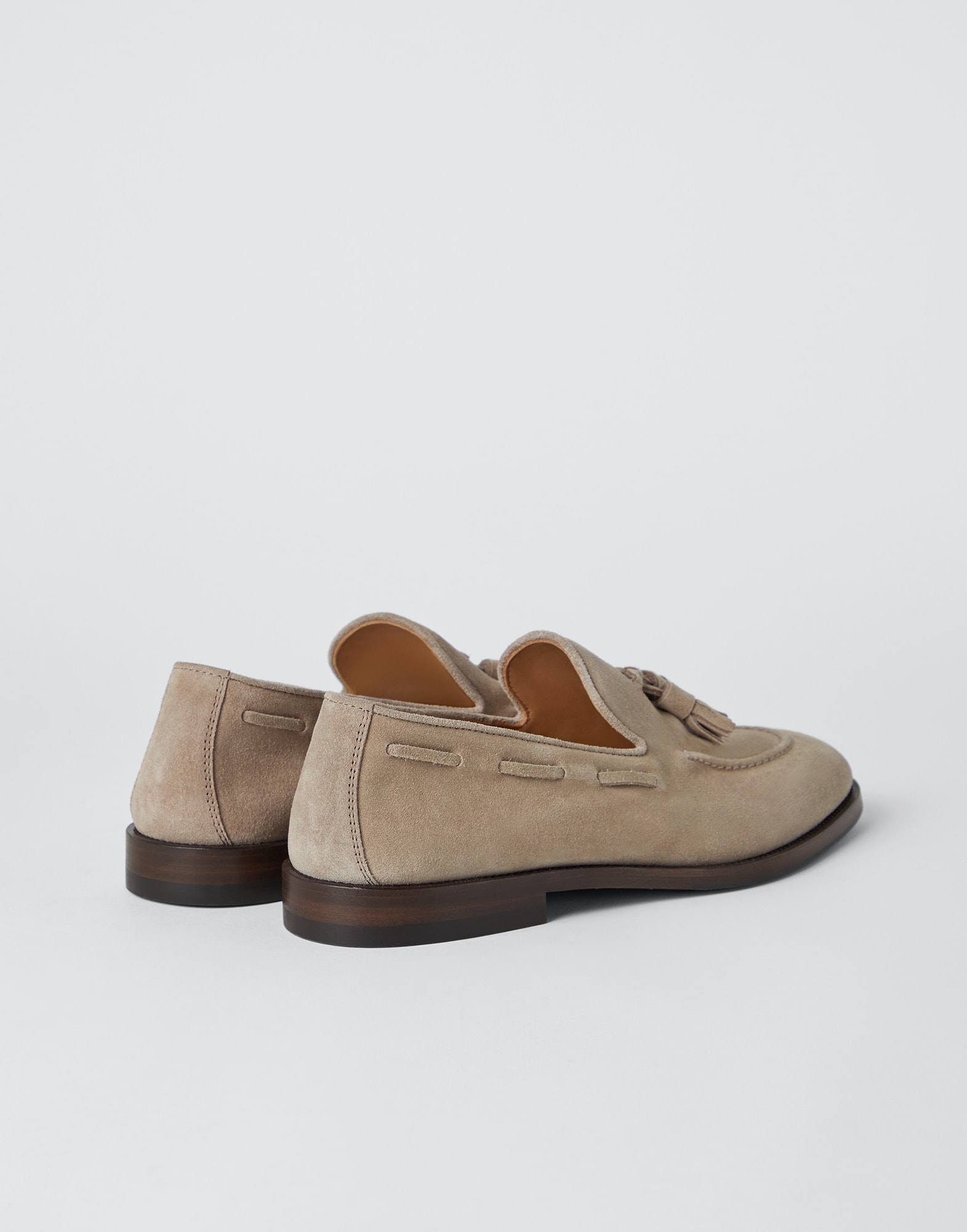Suede loafers (241MZUCCLB703) for Man | Brunello Cucinelli