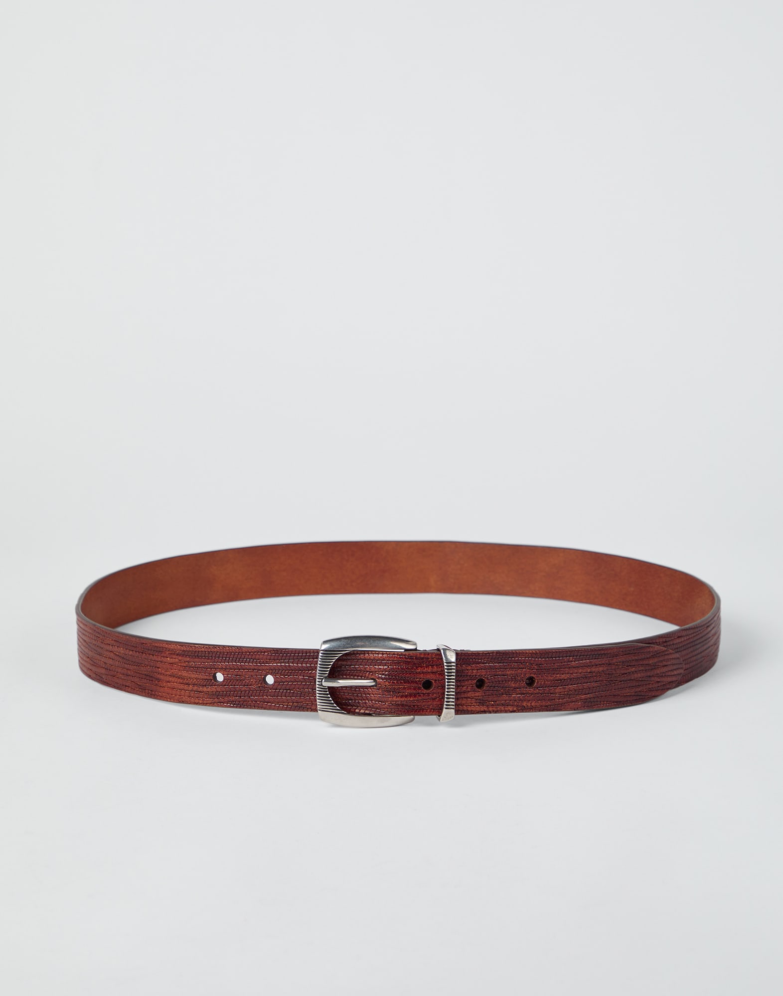 Calfskin belt Leather Man - Brunello Cucinelli