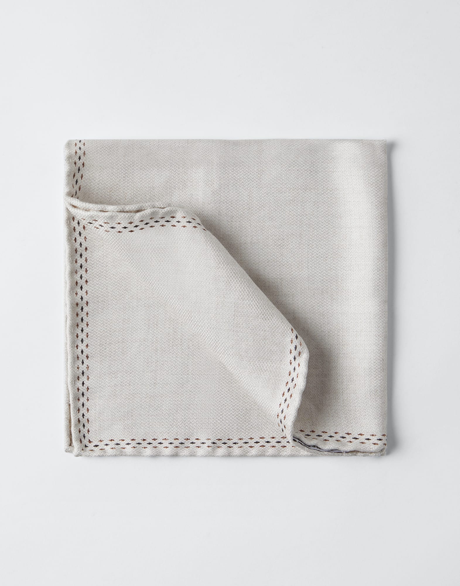 Silk pocket square White Man - Brunello Cucinelli