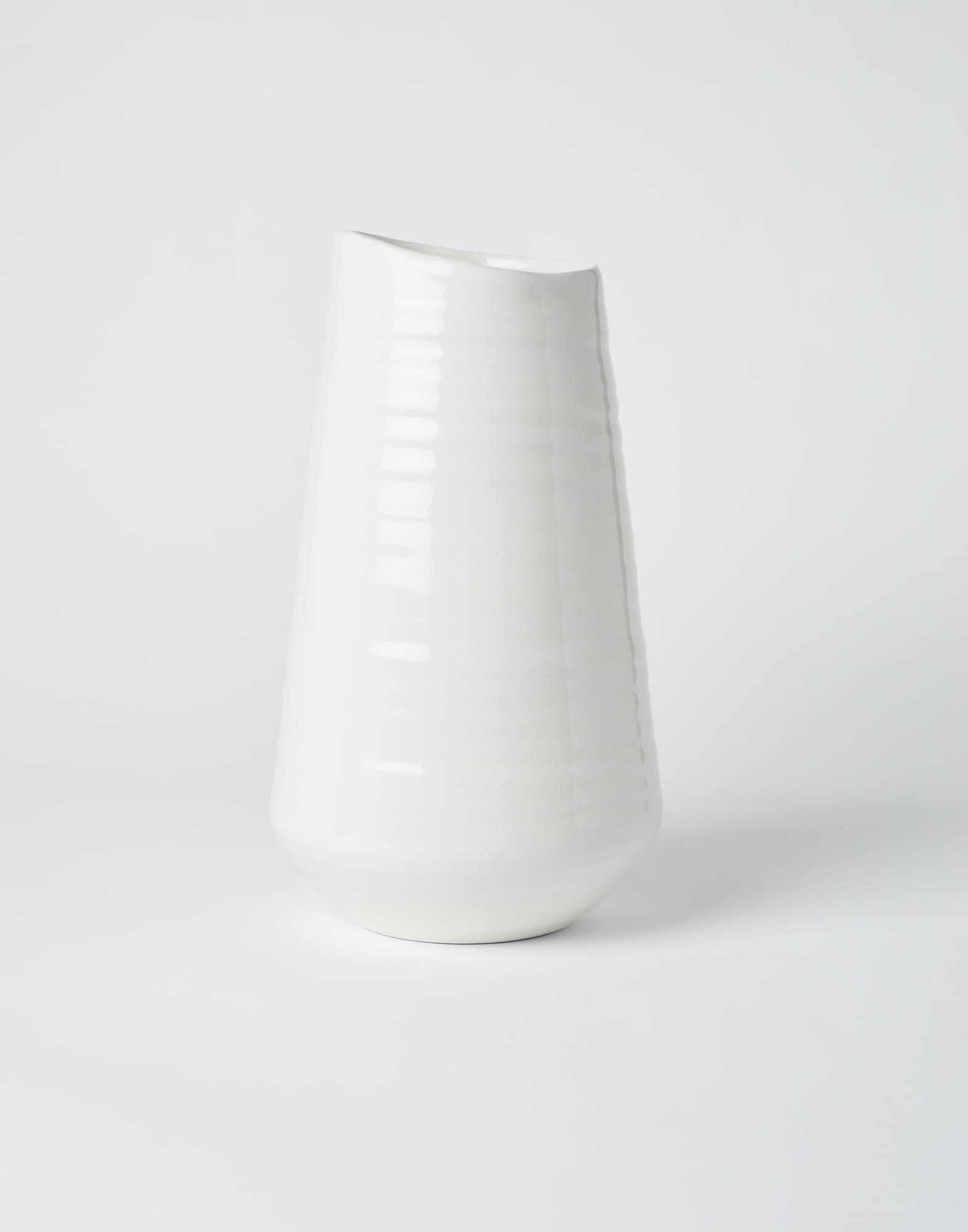 陶瓷大花瓶 乳白 生活风格 - Brunello Cucinelli
