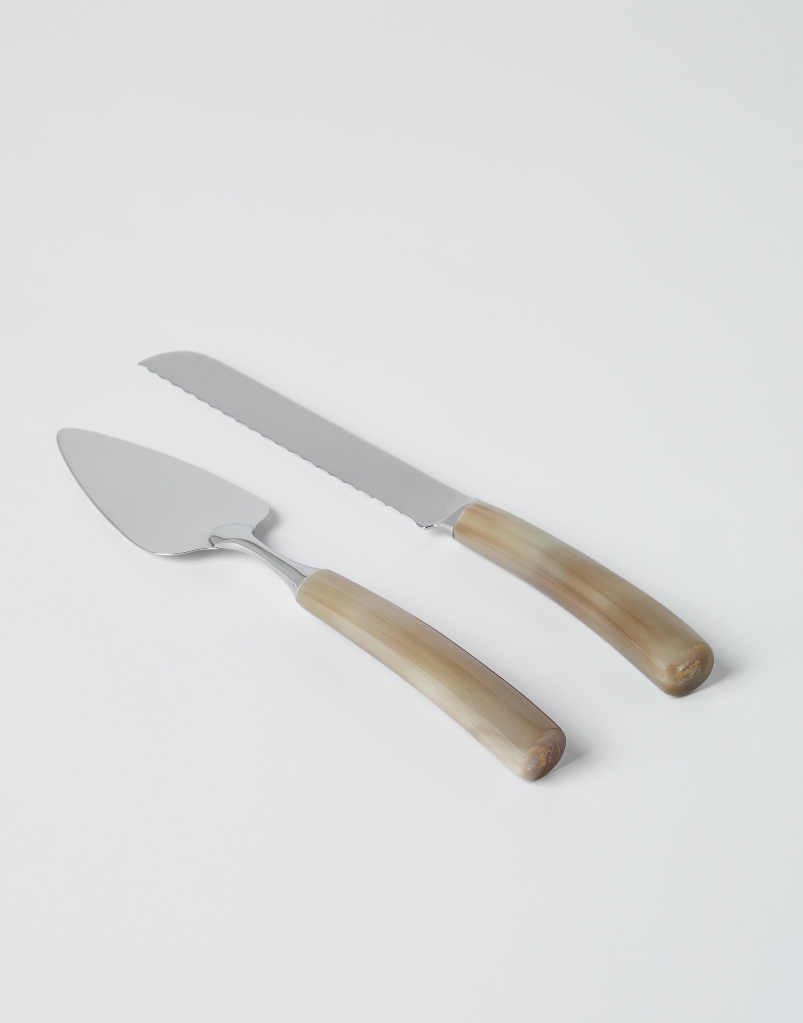Pastry serving set Natural Horn Lifestyle - Brunello Cucinelli