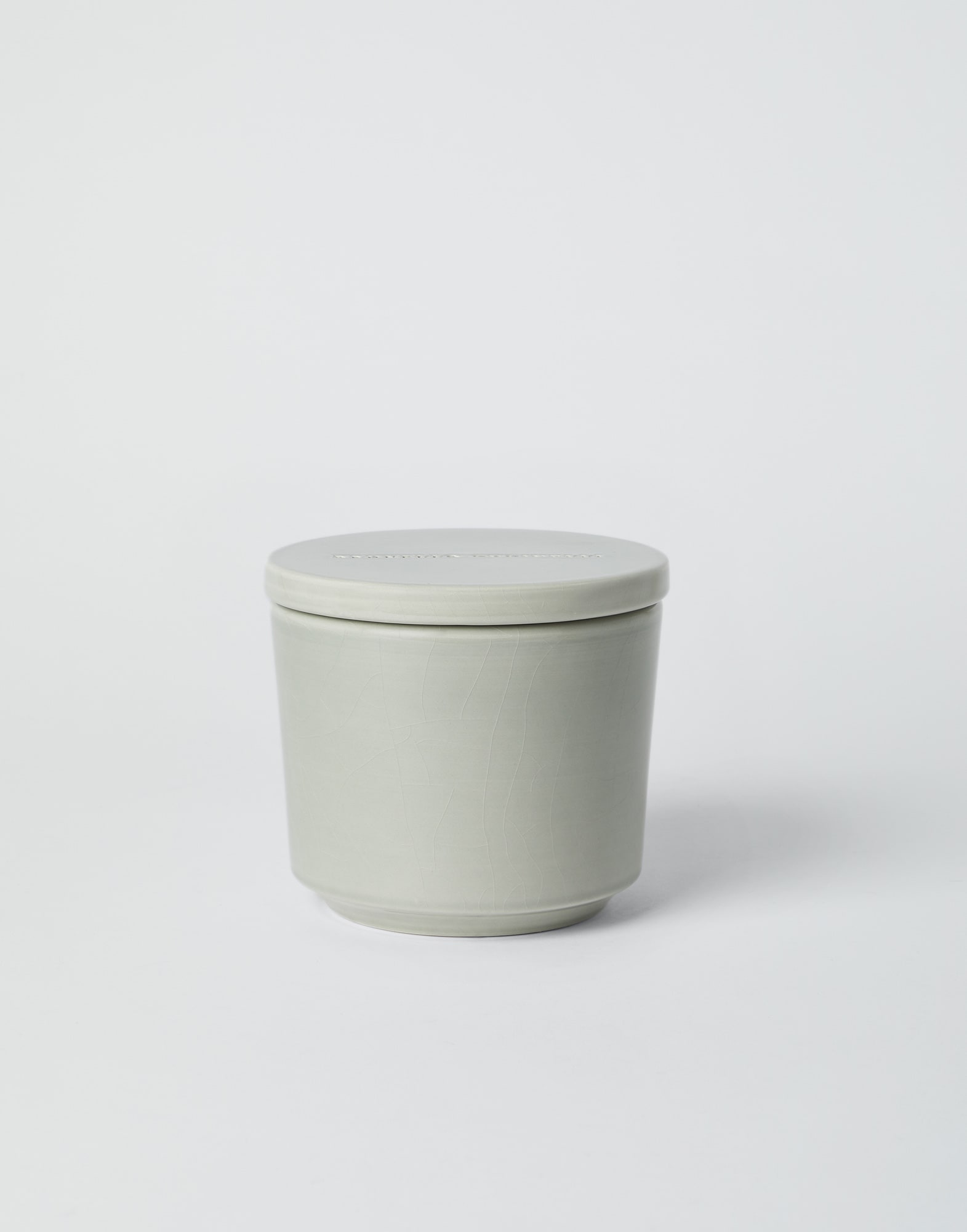 Maxi scented candle with lid