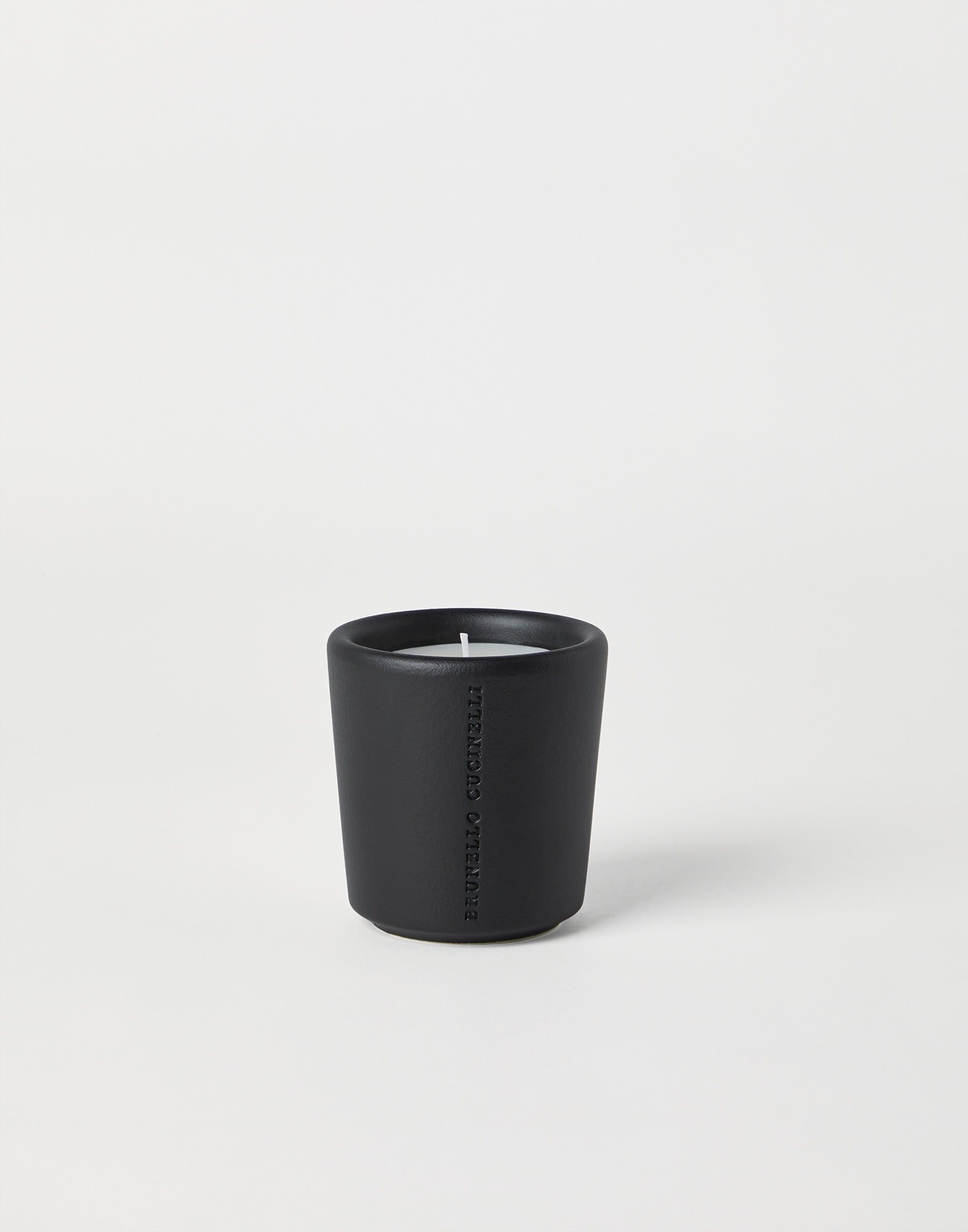 Candle in matte vessel