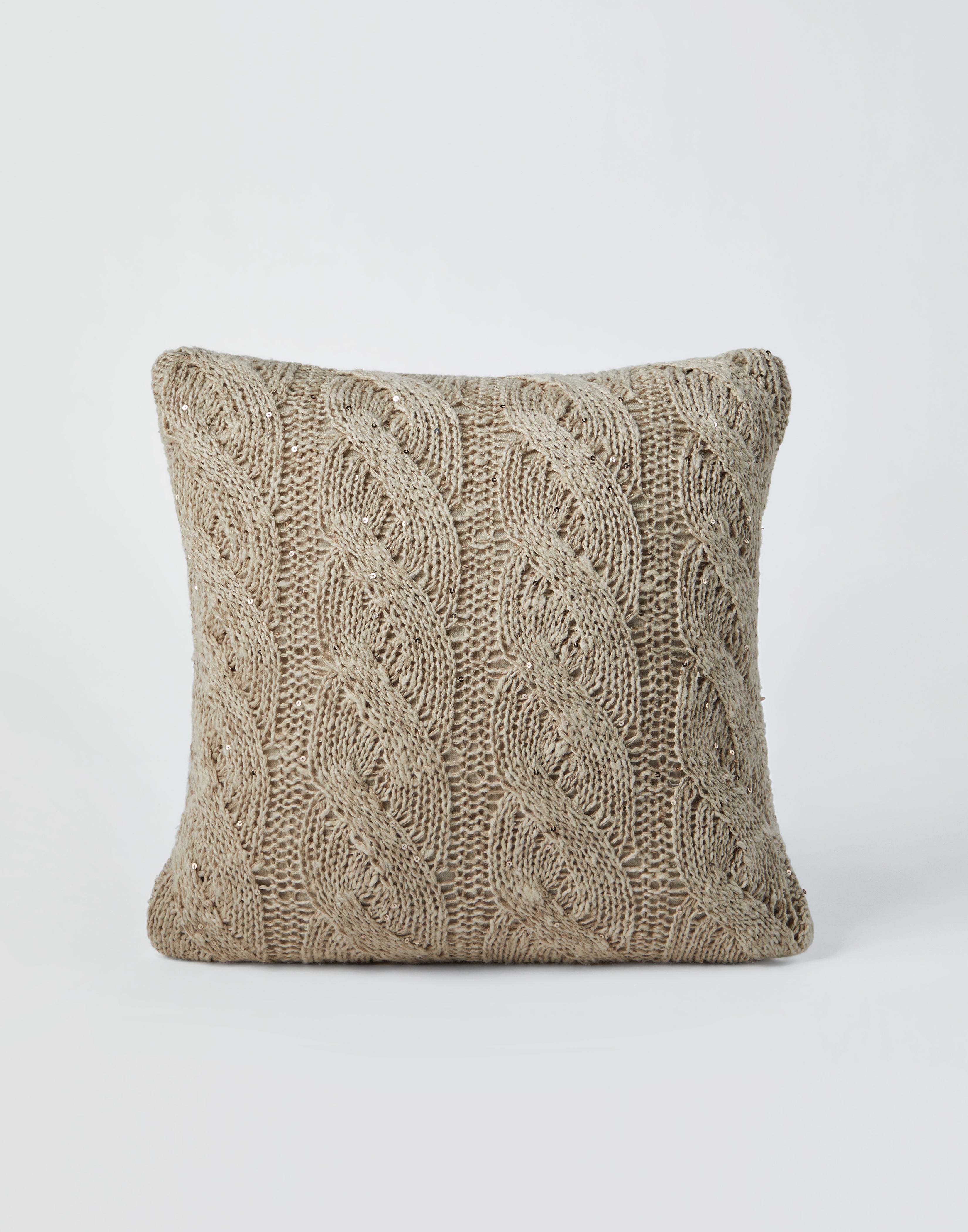 Knit cushion Lessivè Lifestyle - Brunello Cucinelli