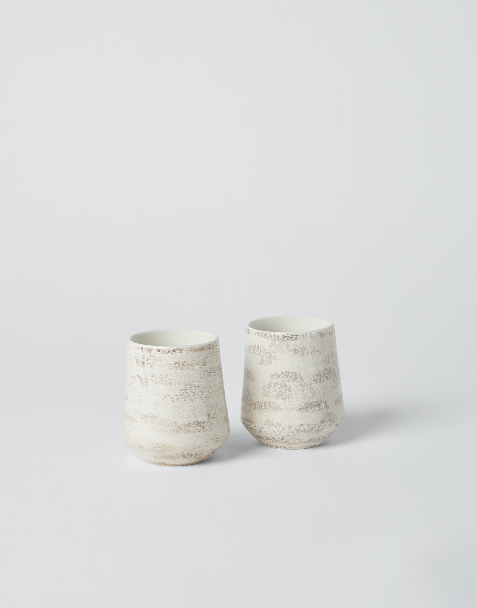 Set de vasos de cerámica Blanqueado Lifestyle - Brunello Cucinelli