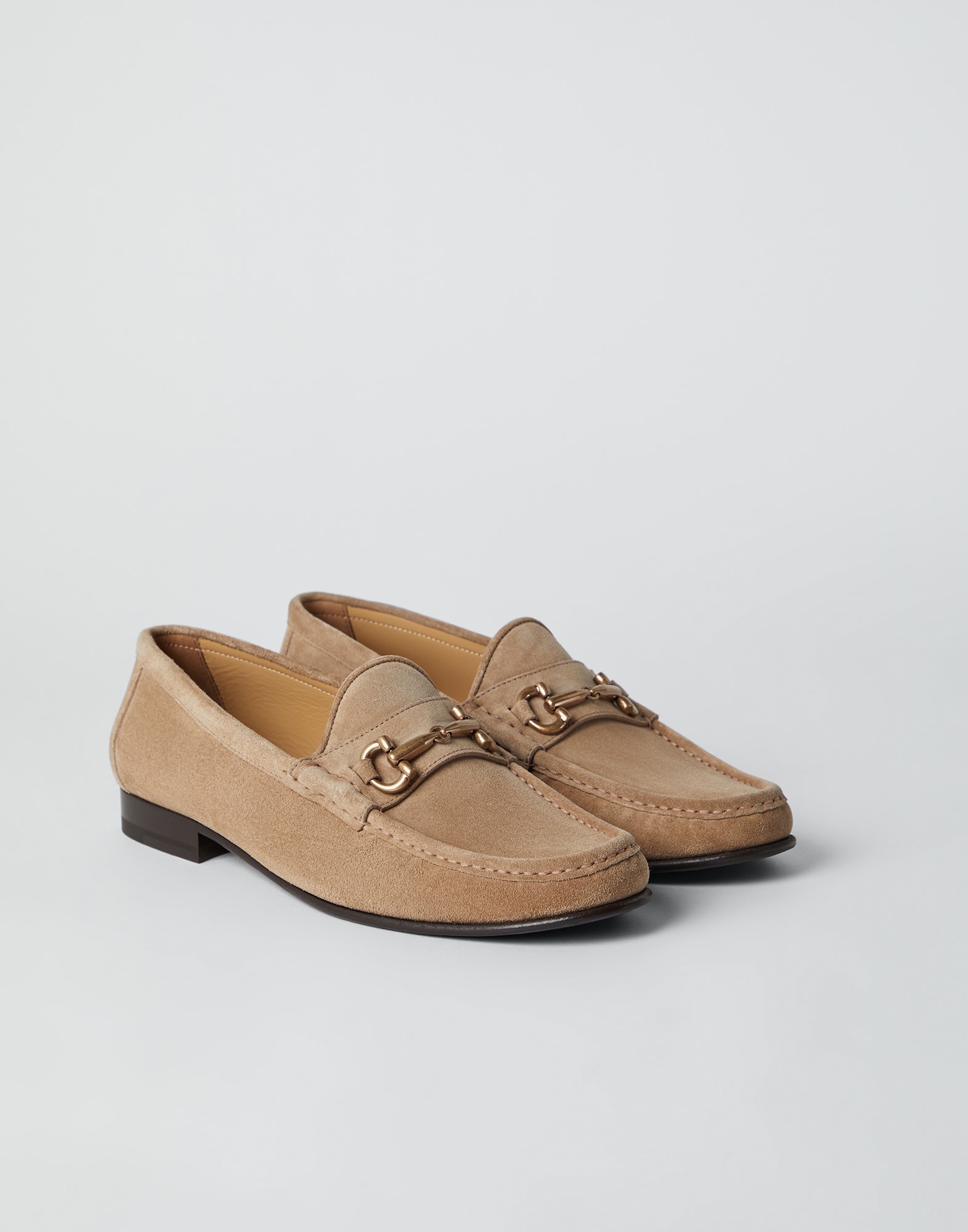 Suede loafers 241MZUPEAV797C805115 for Man Brunello Cucinelli