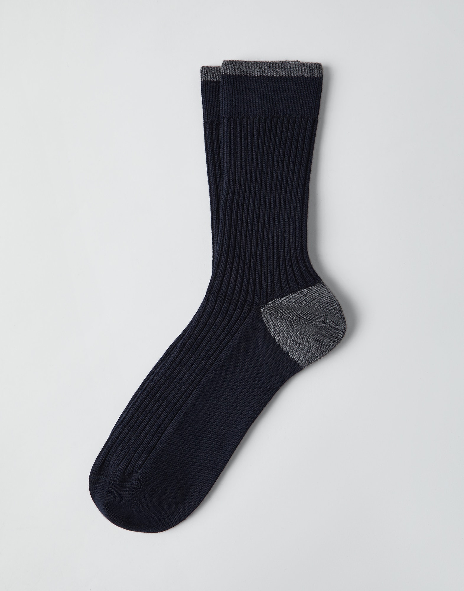 Cotton socks Blue Man - Brunello Cucinelli