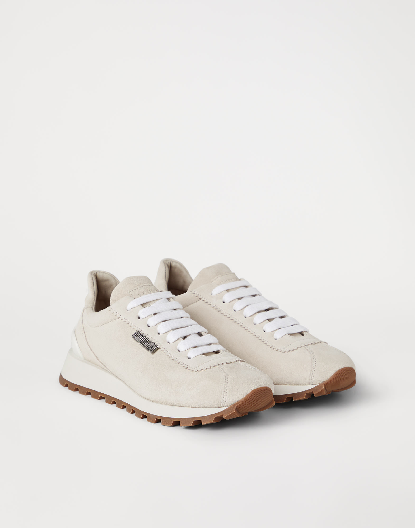 Suede runners Ivory Woman -
                        Brunello Cucinelli
                    