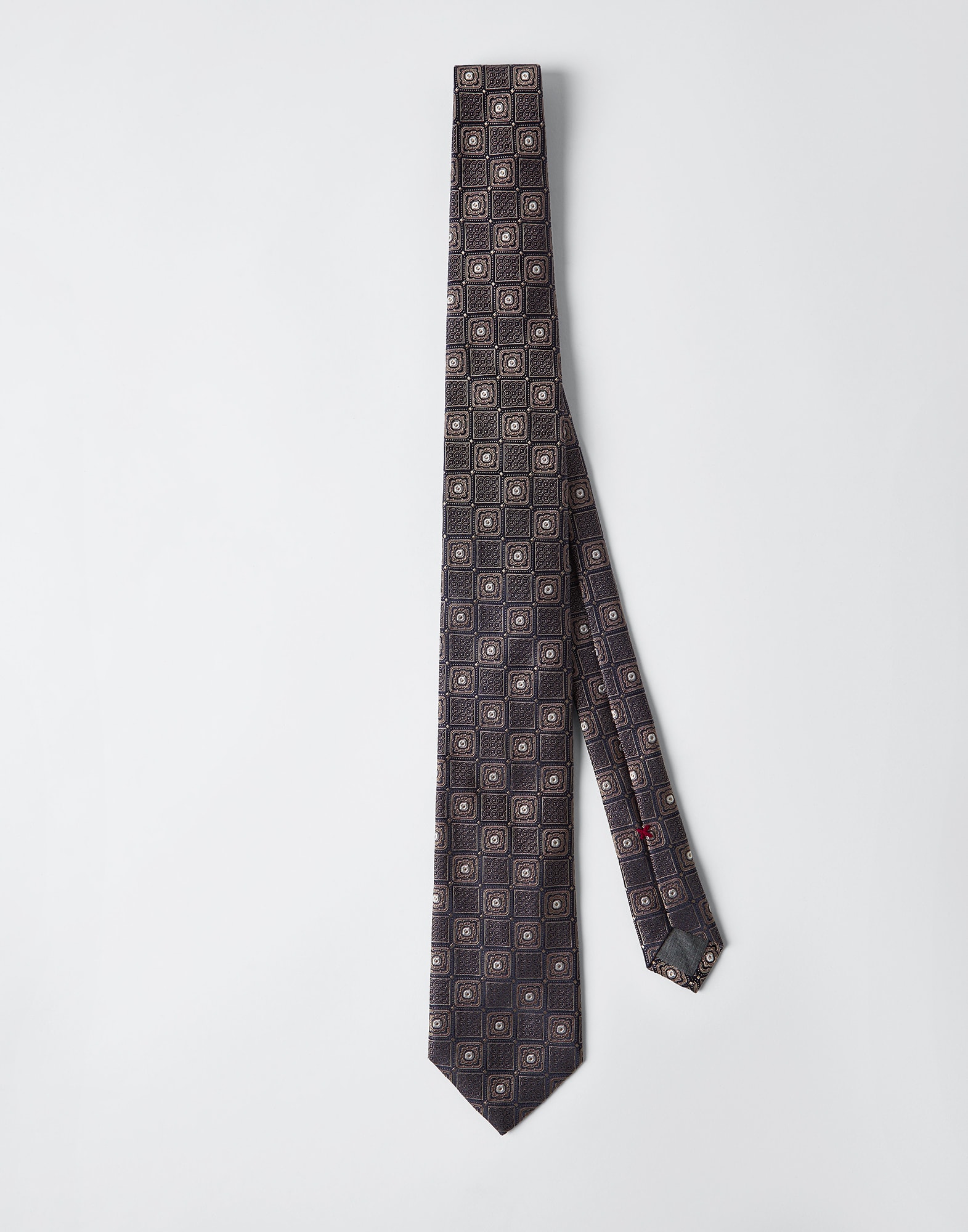 Krawatte aus Seide mit Muster