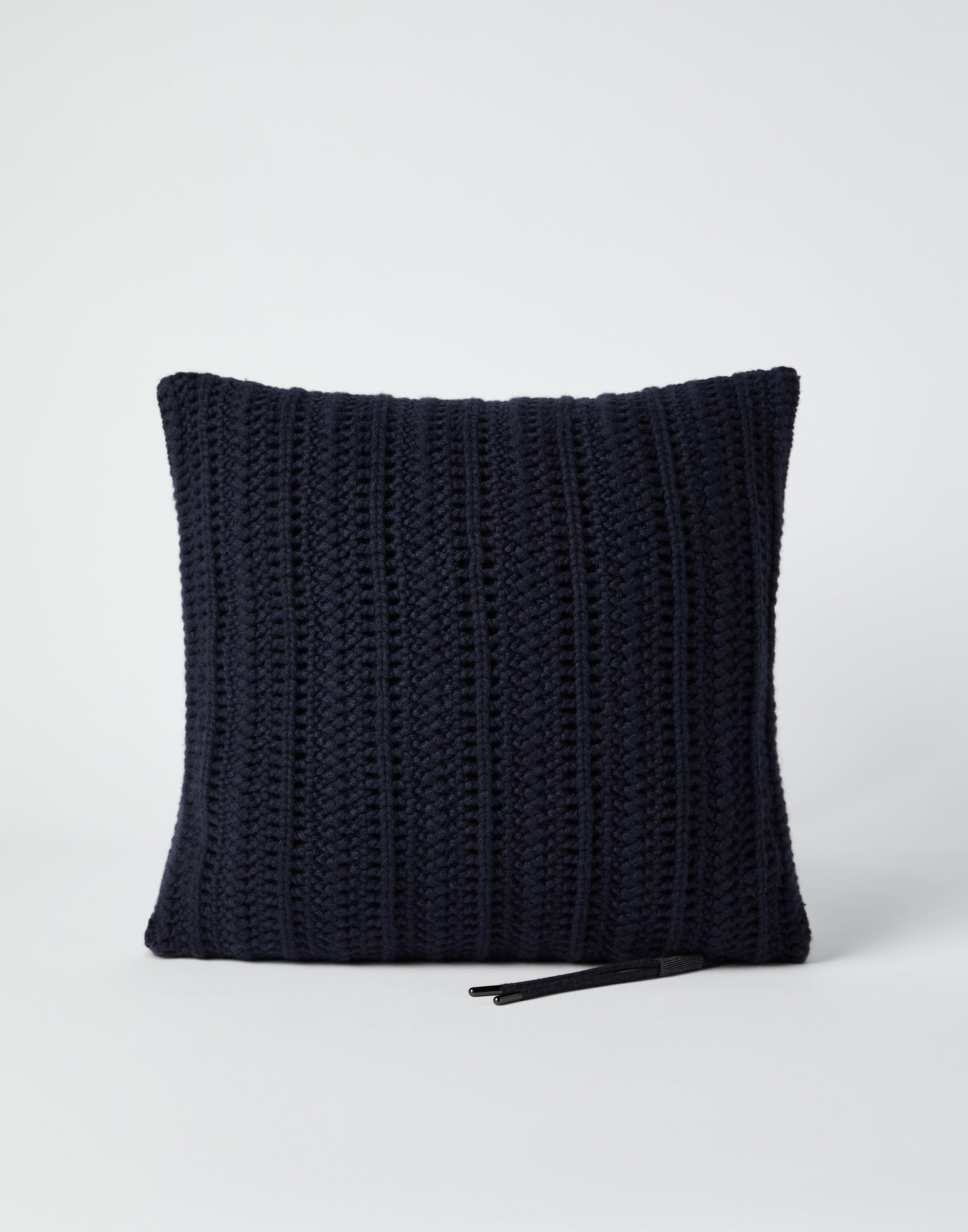 Cuscino in maglia effetto crochet Atlantico Lifestyle - Brunello Cucinelli