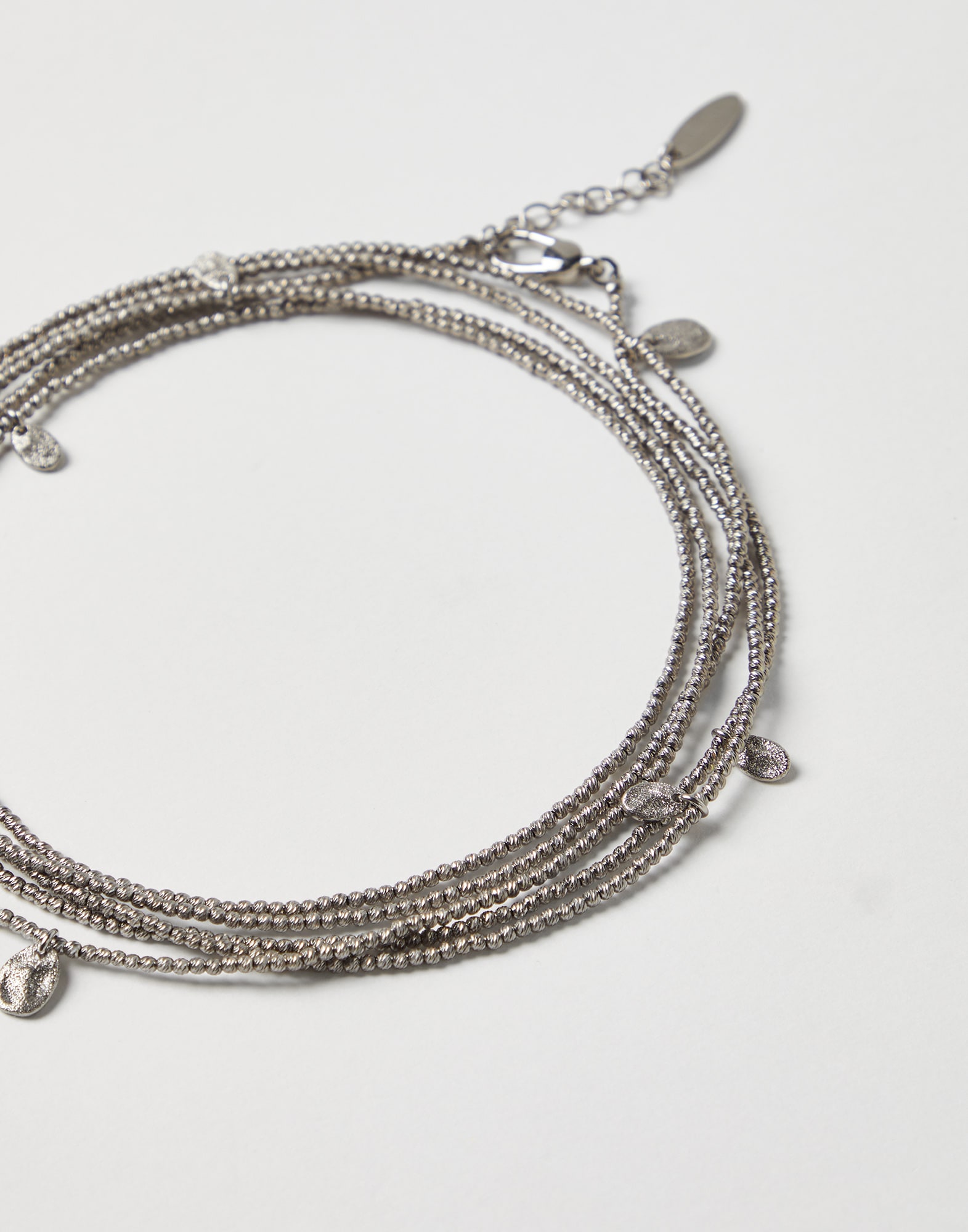 Silver bracelet (241MBOW9LA21C04601) for Woman | Brunello Cucinelli