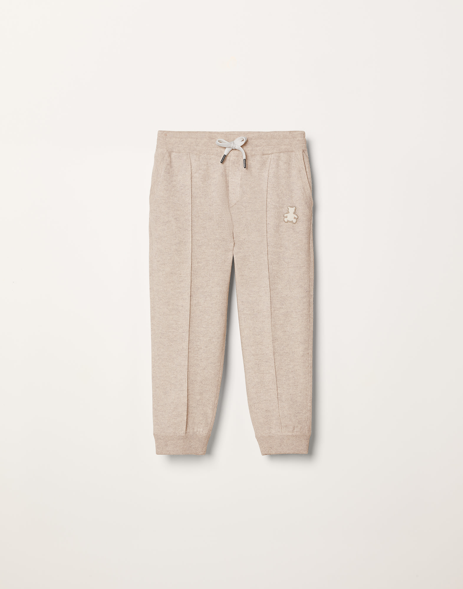 Cashmere knit trousers Beige Baby - Brunello Cucinelli