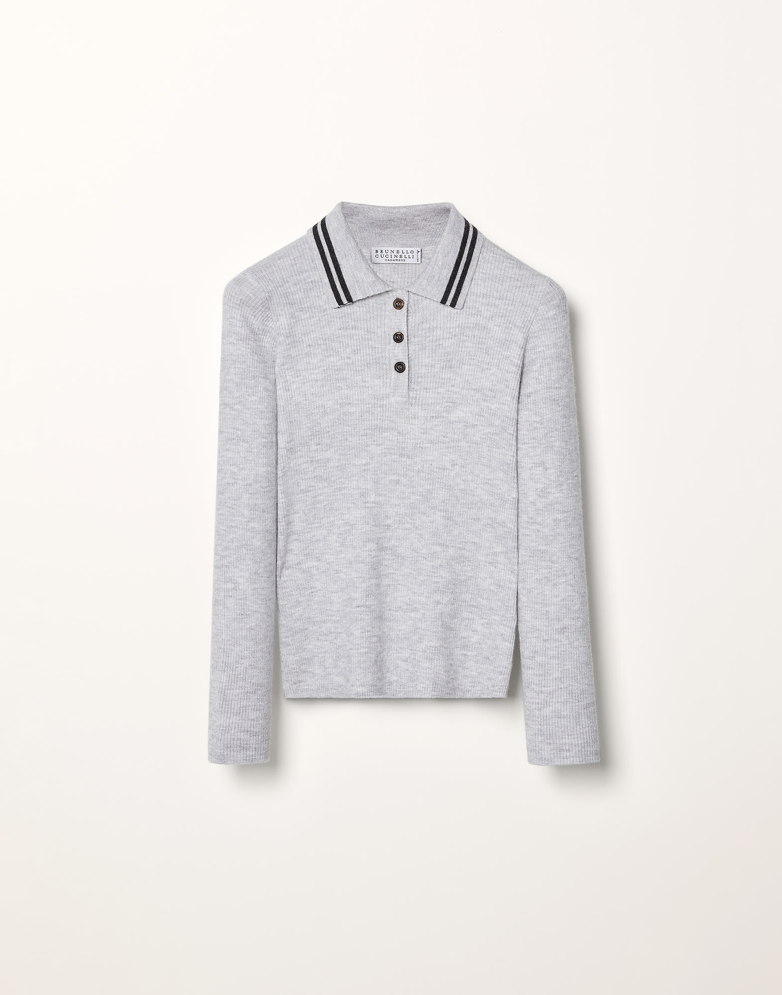 Polo-style sweater Pebble Girls - Brunello Cucinelli