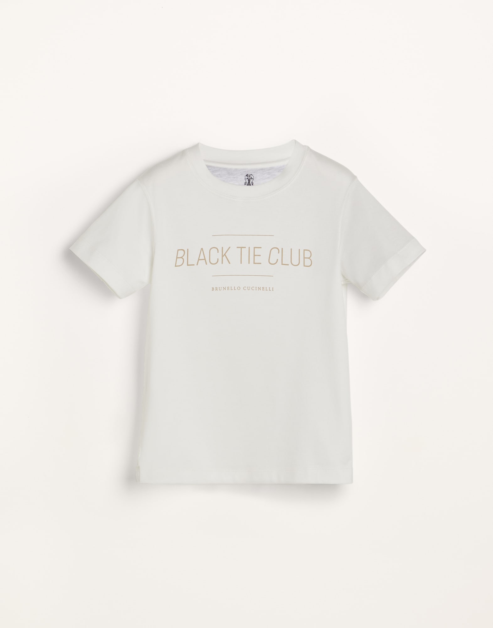 T-shirt con stampa Off-White Bambino - Brunello Cucinelli