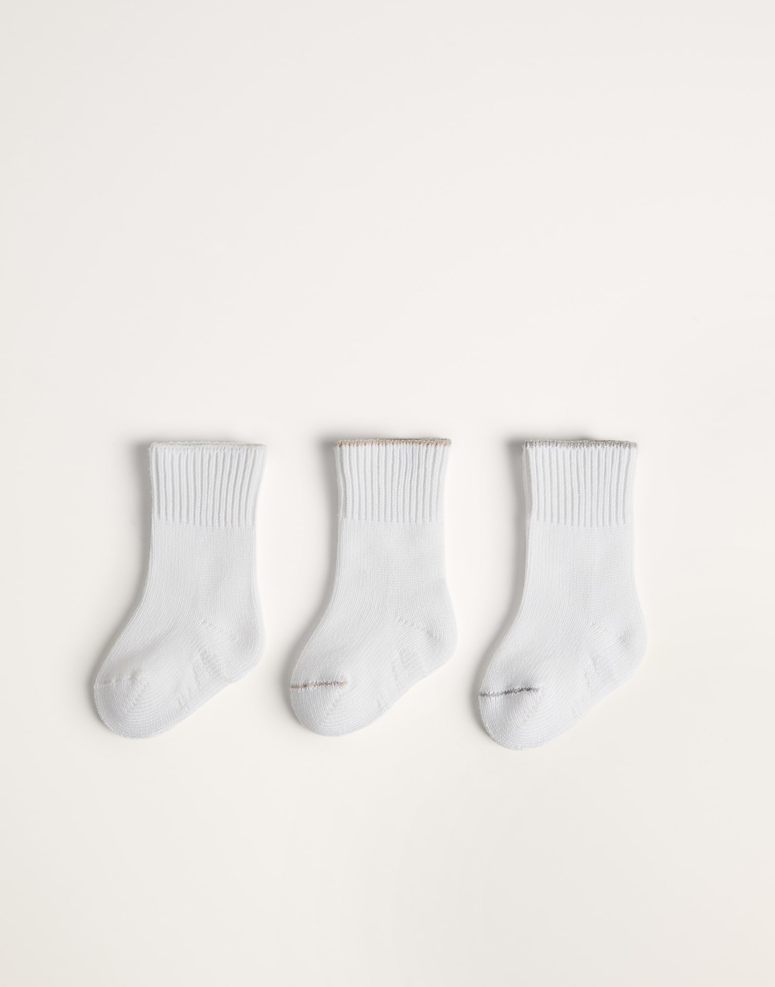 Baby-Socken Weiß Baby - Brunello Cucinelli