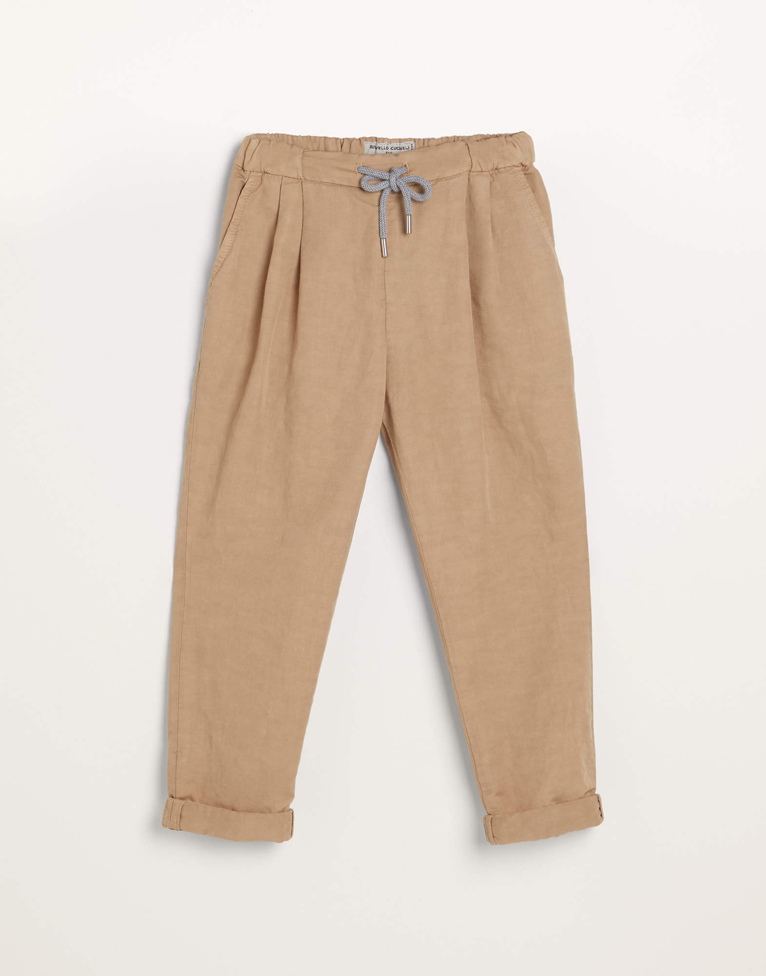 Linen and cotton trousers