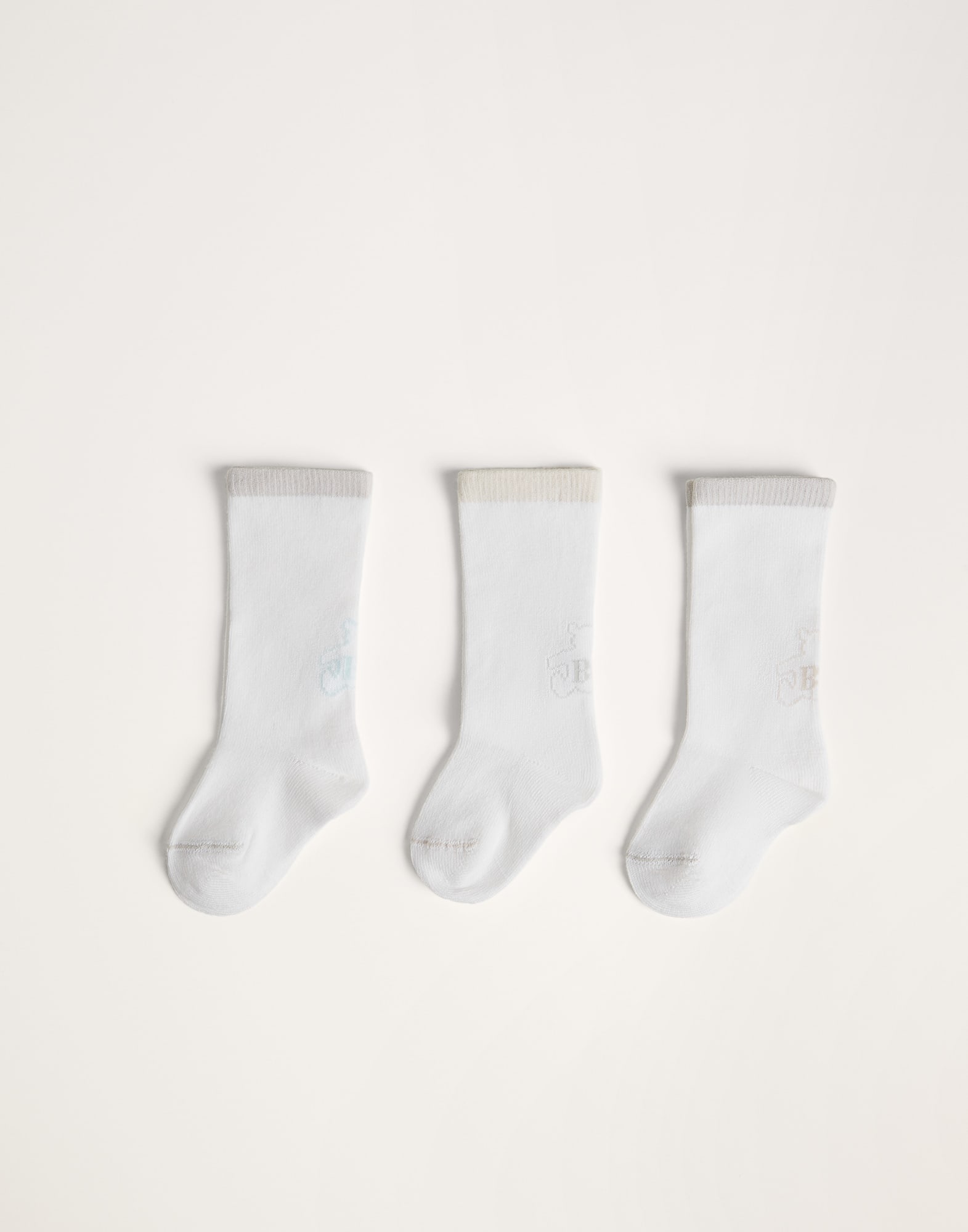 Baby socks Light Grey Baby - Brunello Cucinelli