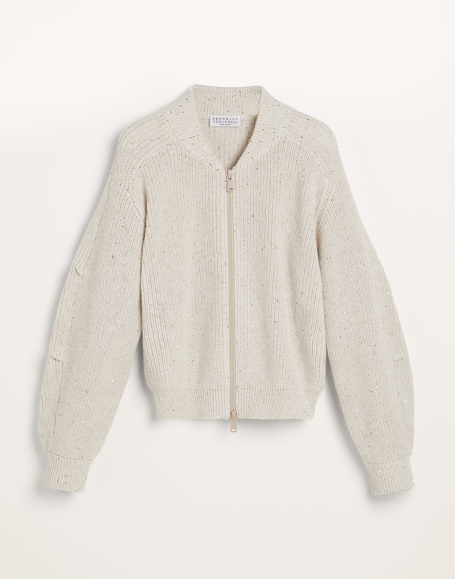 Zara Ribbed Knit Sweater in Ecru Size 8-9
