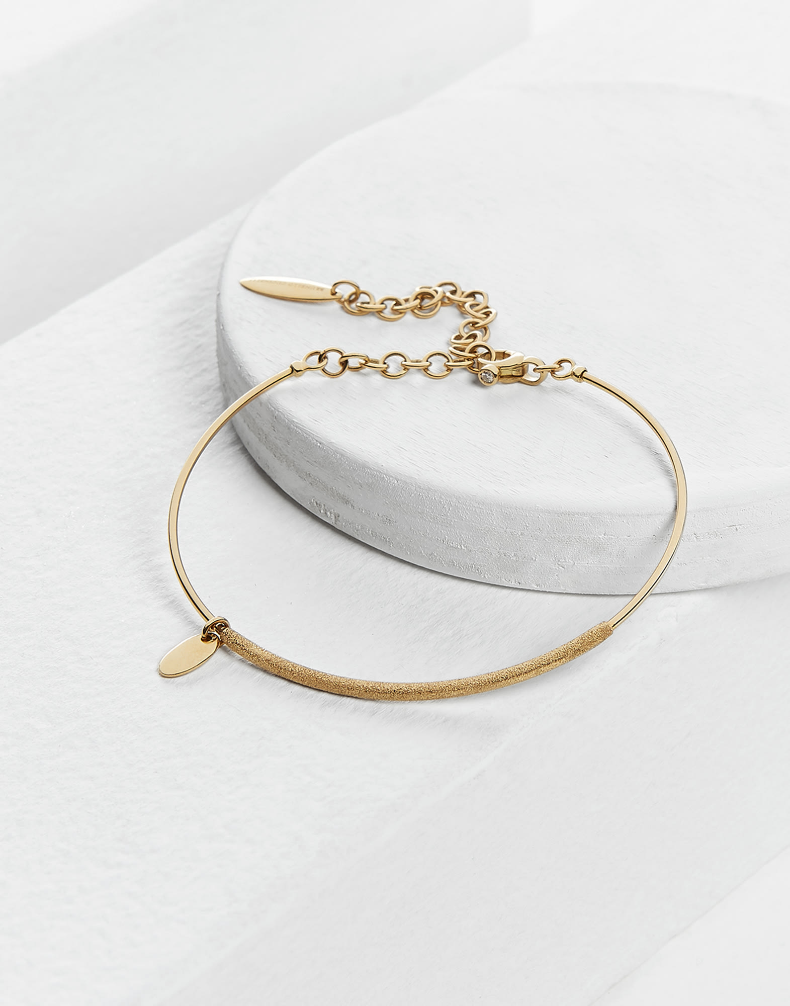 18K Gold bracelet with Diamond Gold Woman - Brunello Cucinelli