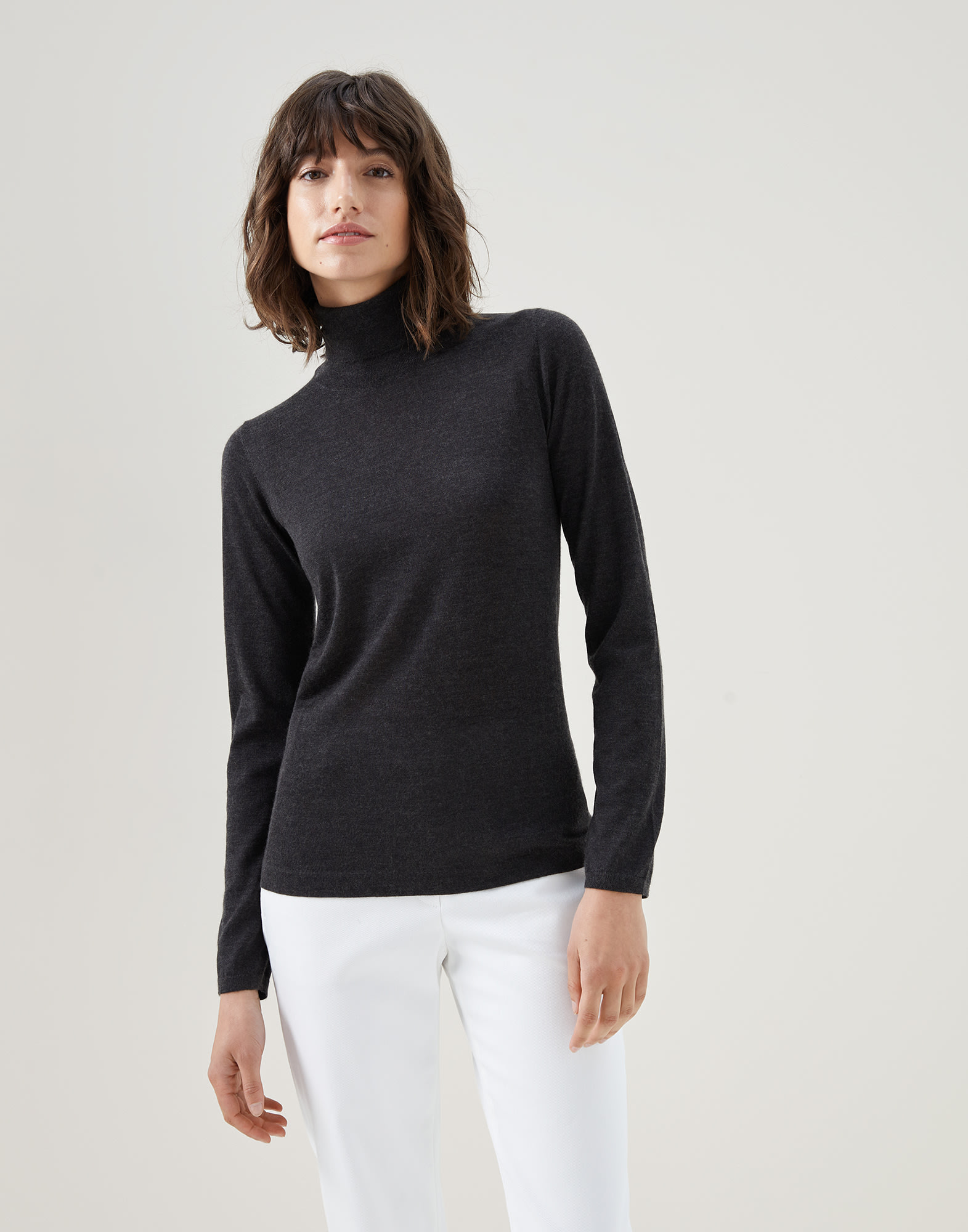 Silk sales cashmere turtleneck