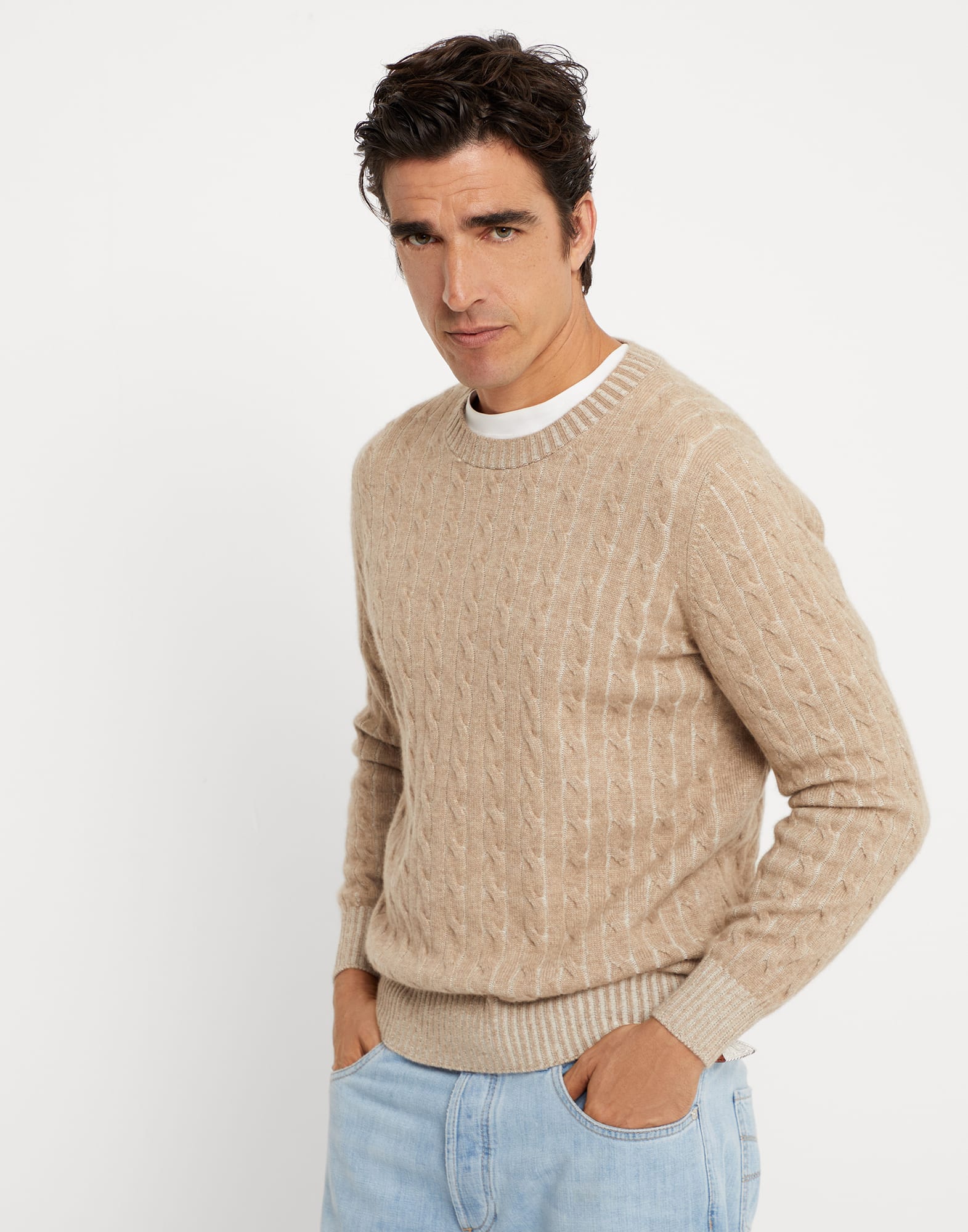 Pullover in Vanisé-Strick