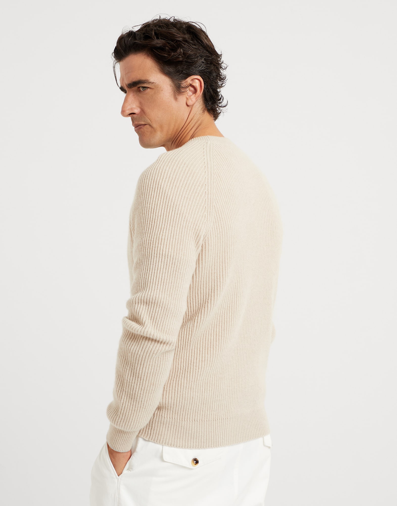 English Rib knit sweater (241M2274100) for Man | Brunello Cucinelli