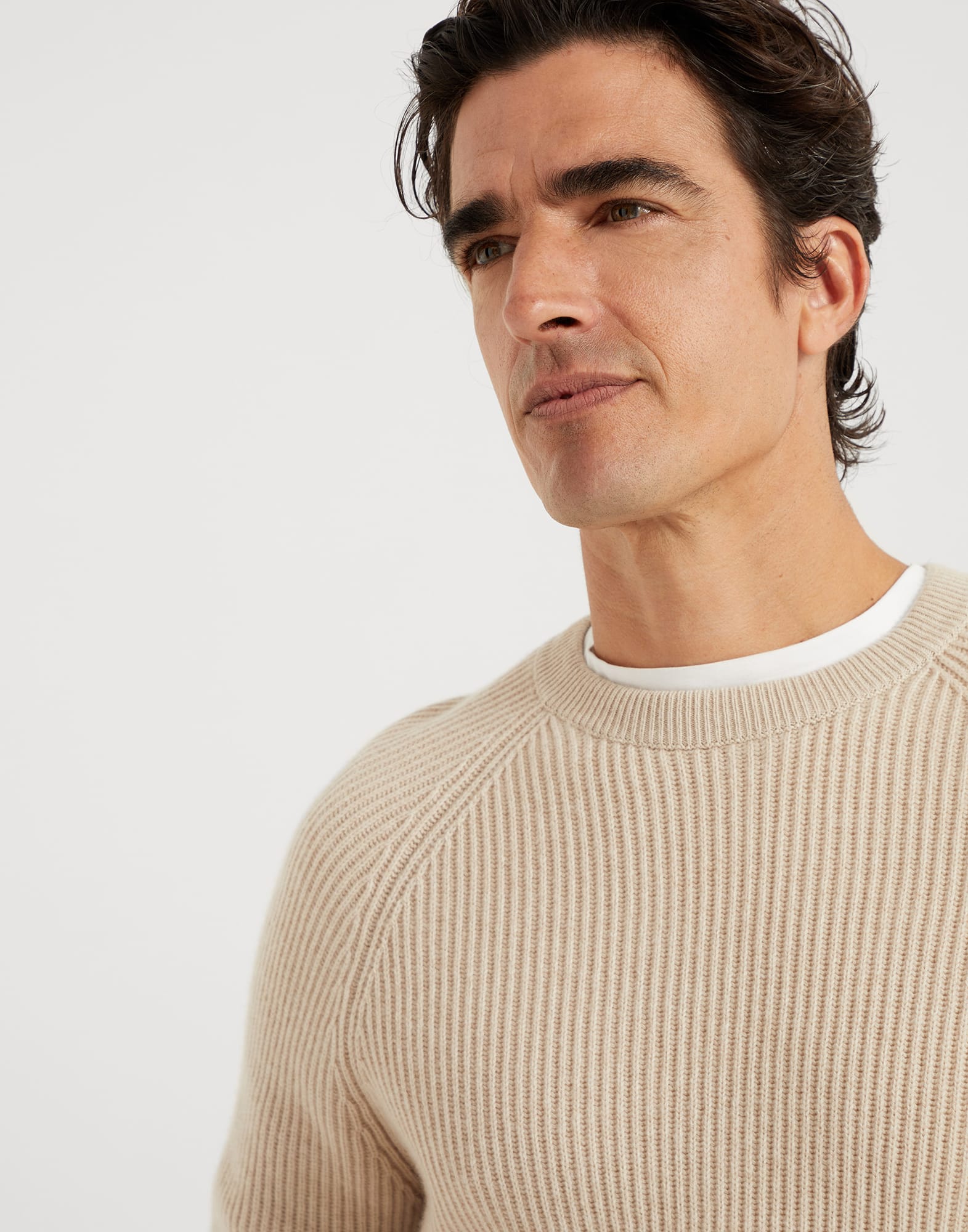 English Rib knit sweater (241M2274100) for Man Brunello Cucinelli