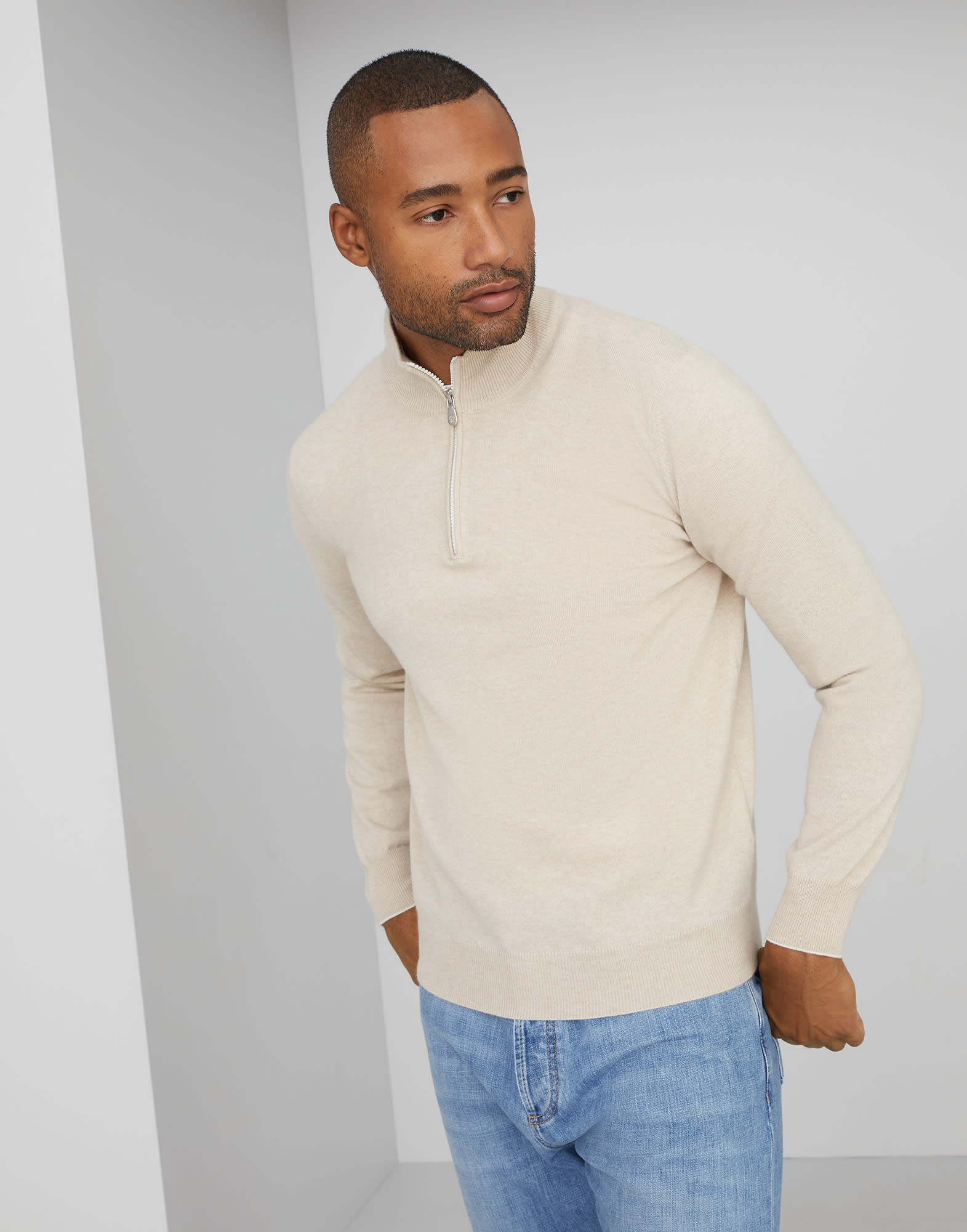 Zip Neck Sweater