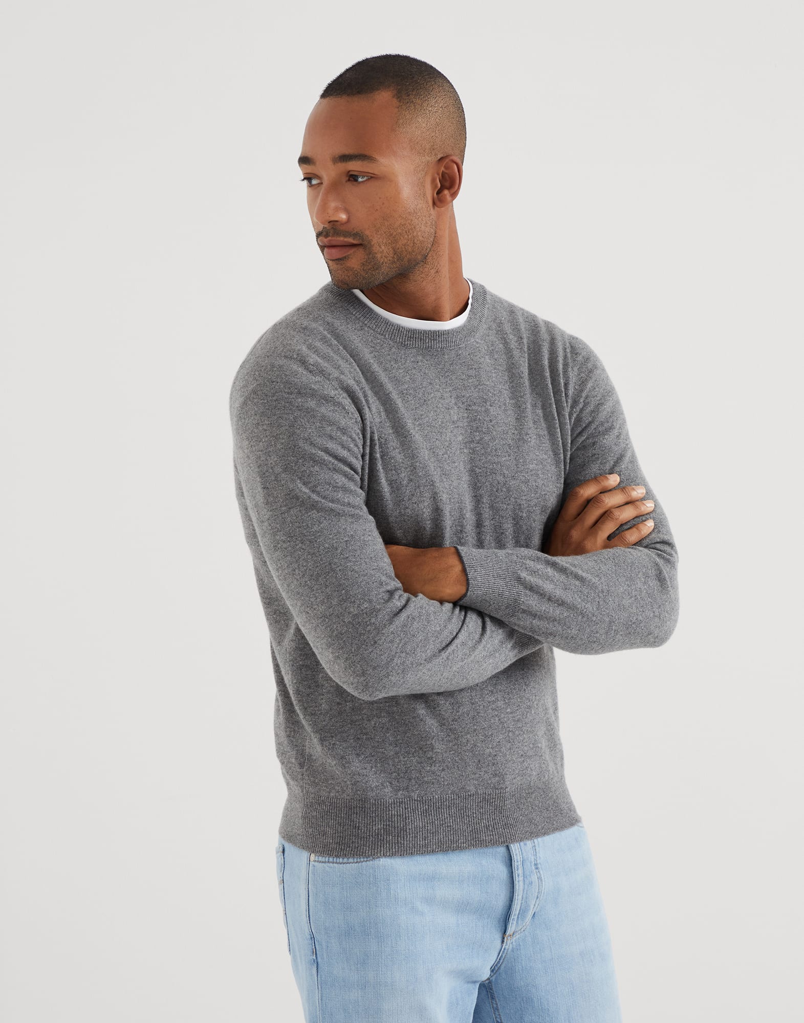 Sweater BRUNELLO CUCINELLI Men color Grey